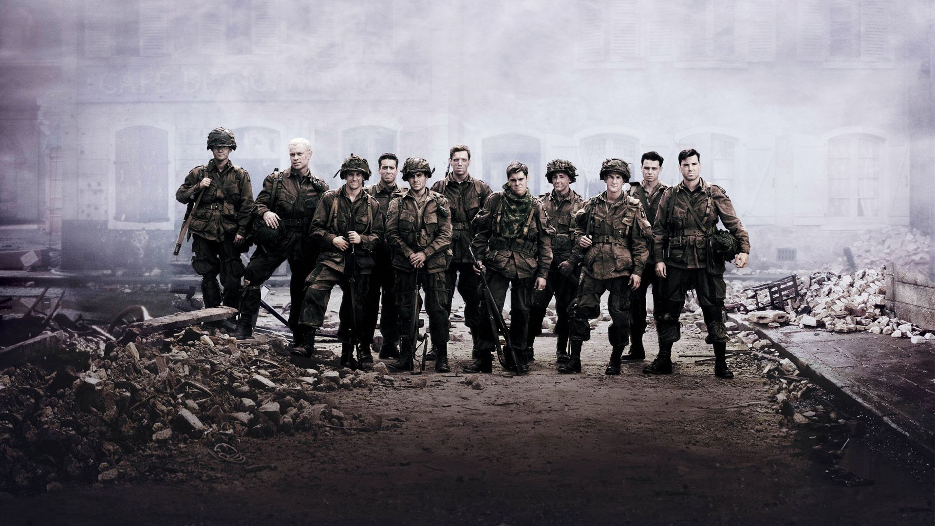 People 1920x1080 Band of Brothers World War II paratroopers