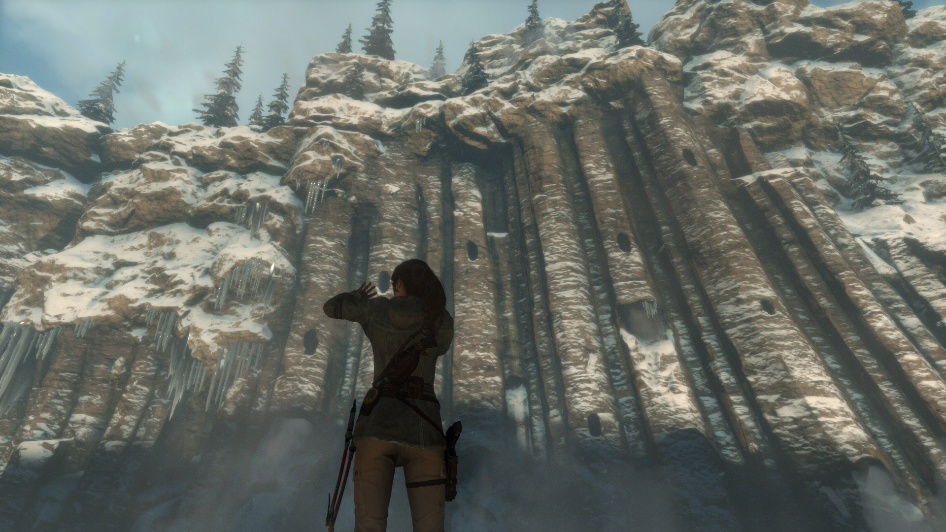 General 1920x1080 Rise of the Tomb Raider Tomb Raider screen shot video games PC gaming video game landscape rocks Lara Croft (Tomb Raider)