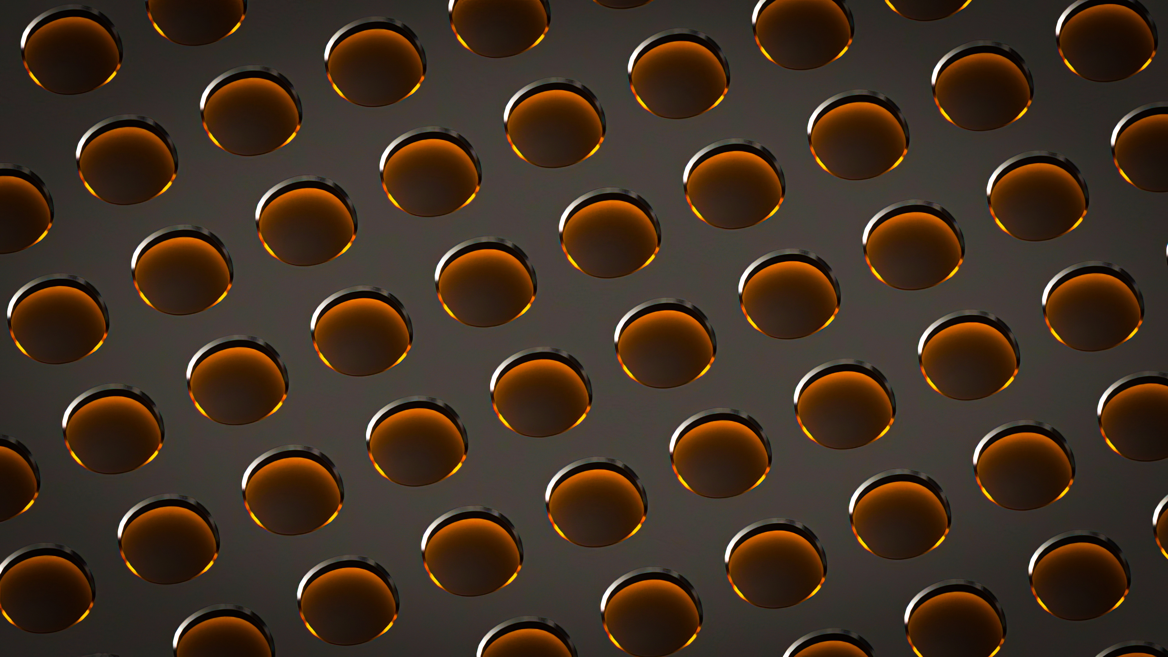 General 3840x2160 abstract holes 3D Abstract backlighting ambient minimalism