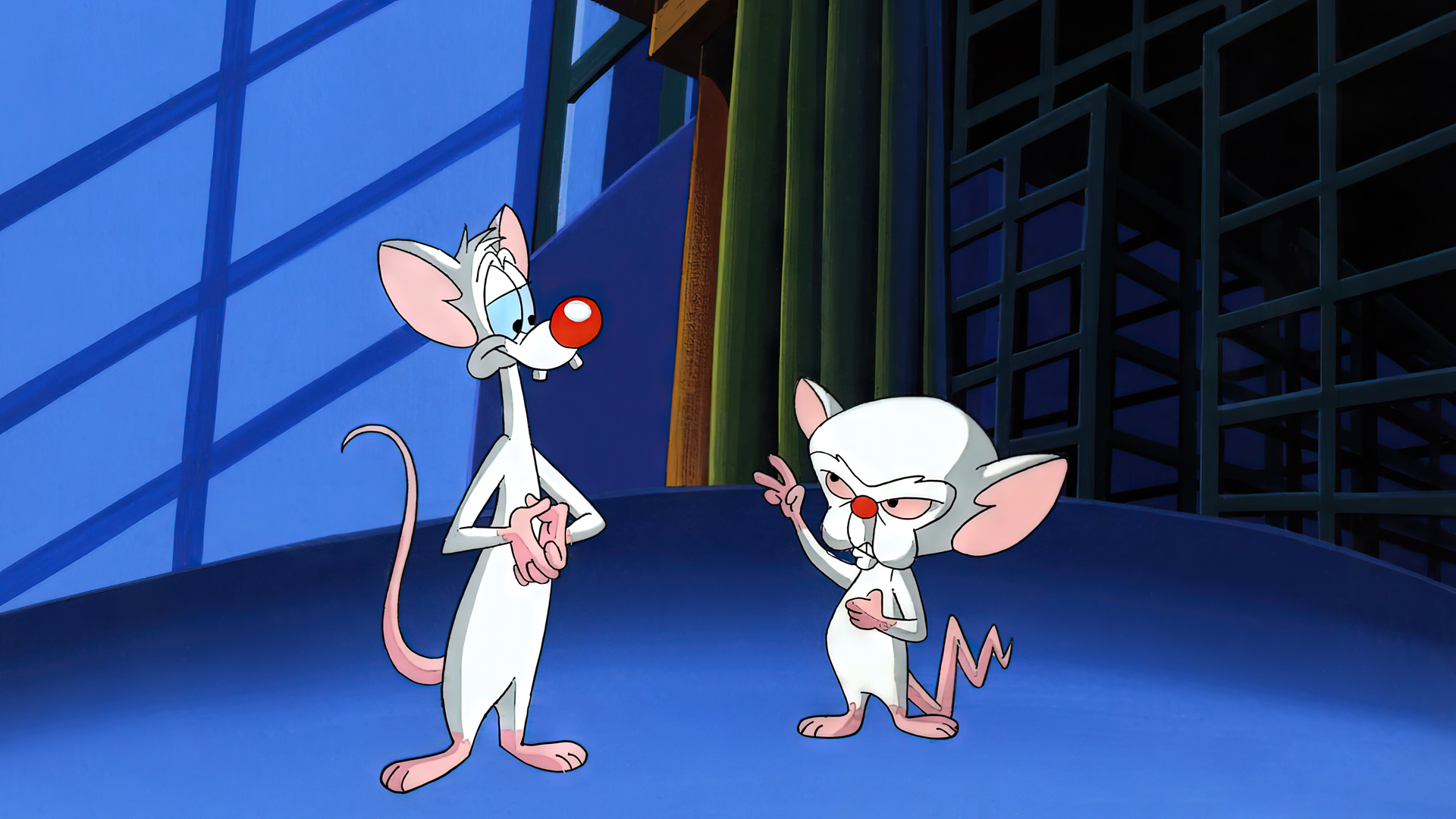 General 1920x1080 Pinky and the Brain animation cartoon animated series production cel mice Warner Brothers