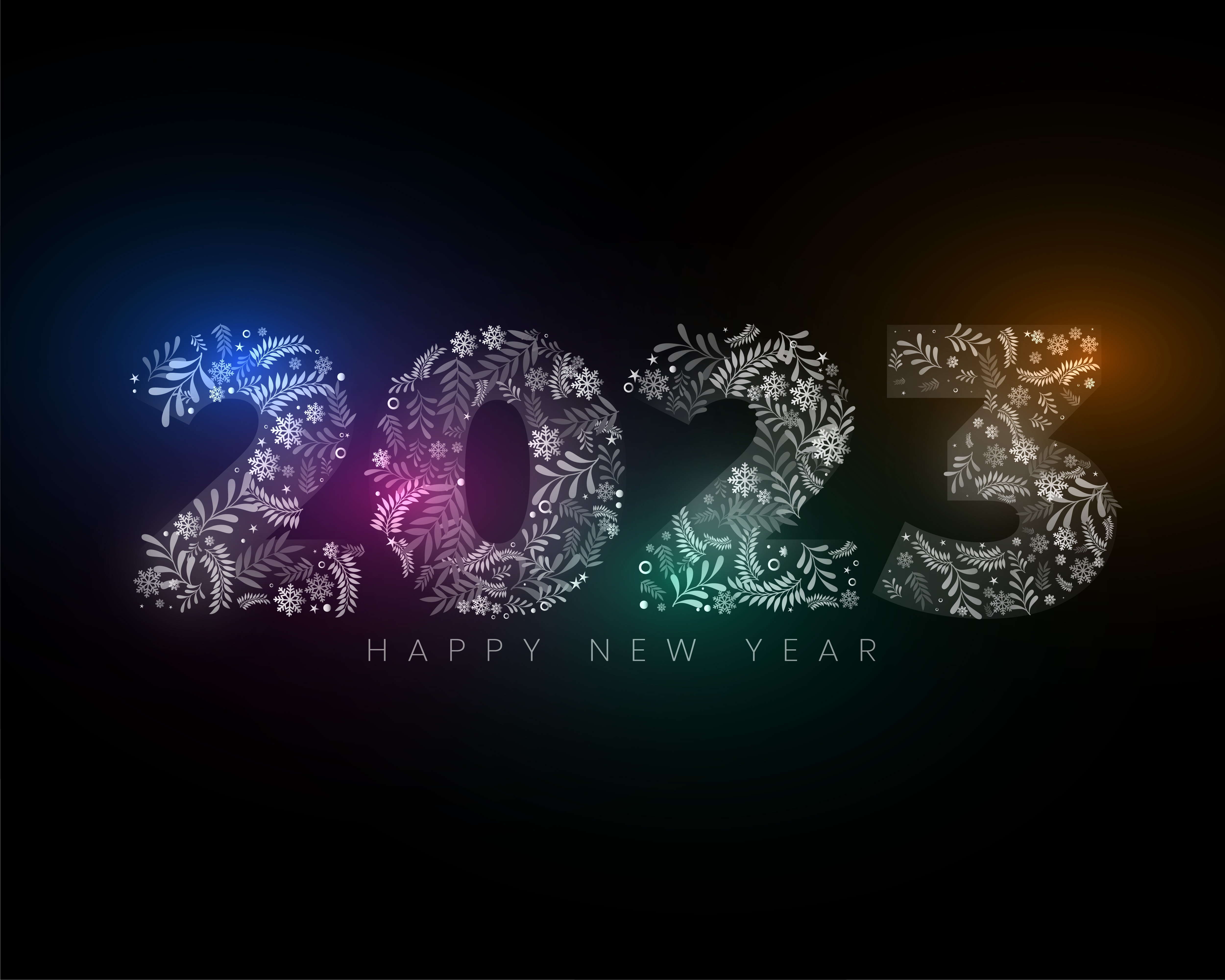 General 5001x4001 New Year holiday 2023 (year) digital art simple background text
