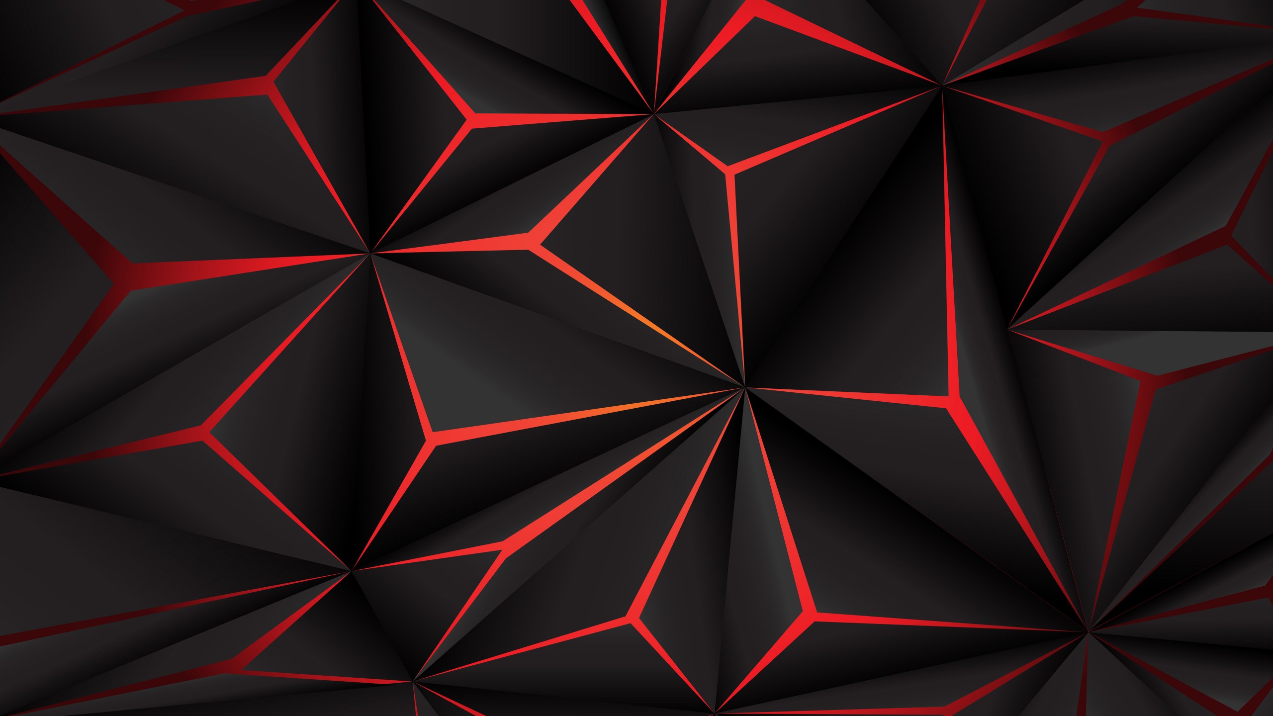 General 2560x1440 shapes dark background geometry triangle dark abstract