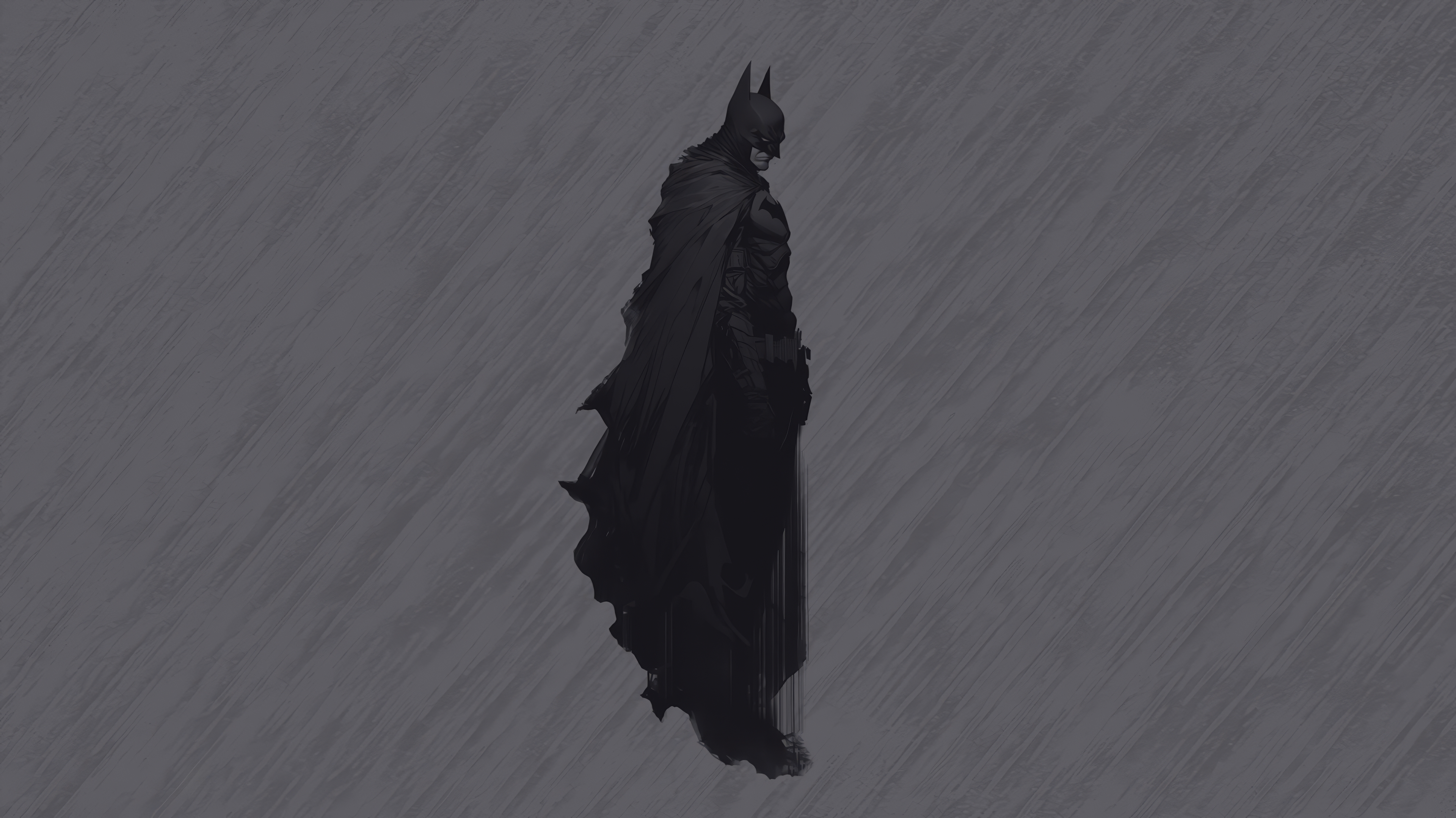 General 3840x2160 Batman comic art simple background gray
