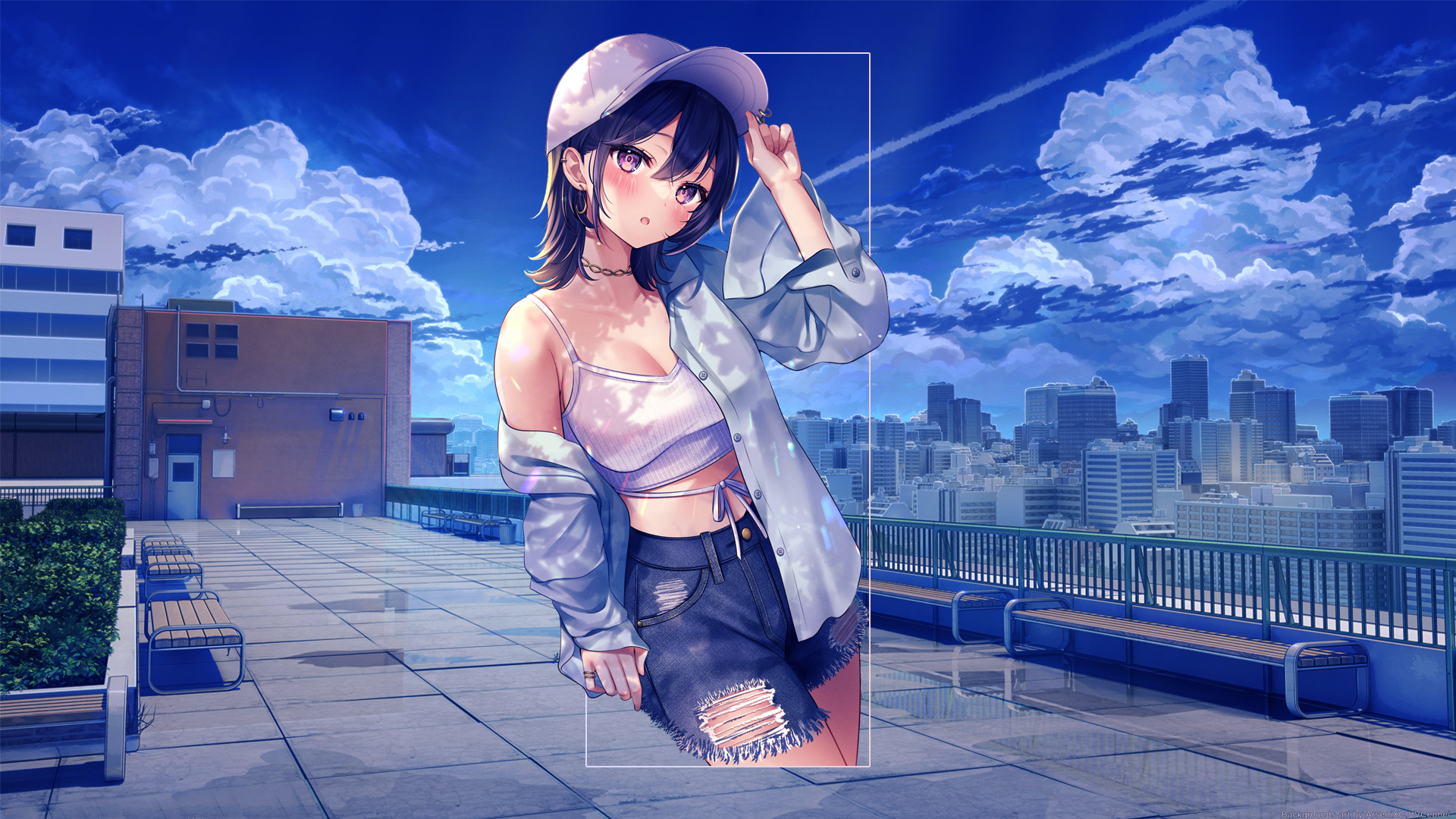 Anime 1920x1080 anime anime girls picture-in-picture abstract landscape digital art