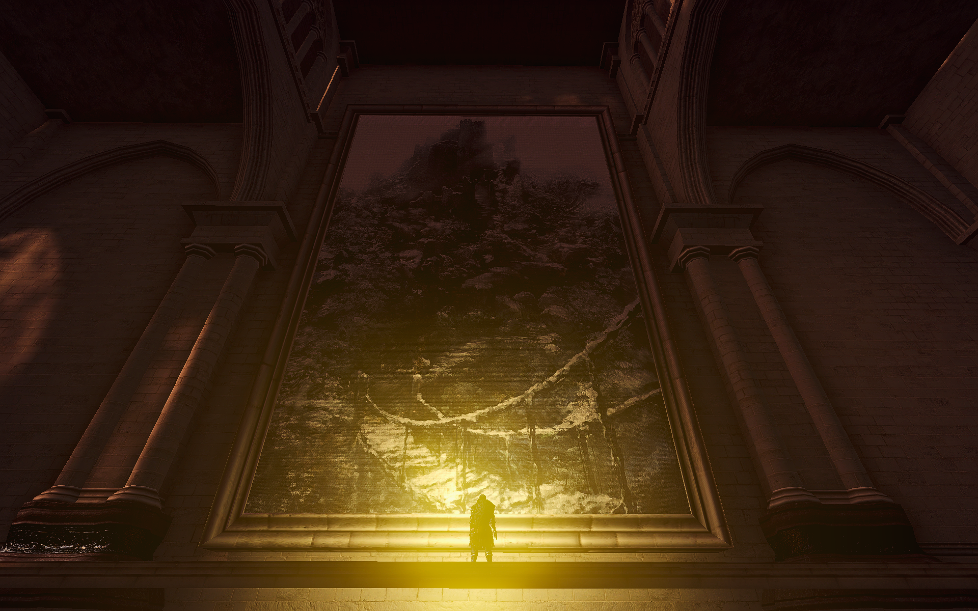 General 1920x1200 Dark Souls: Remastered video games CGI From Software painting Dark Souls interior video game art screen shot