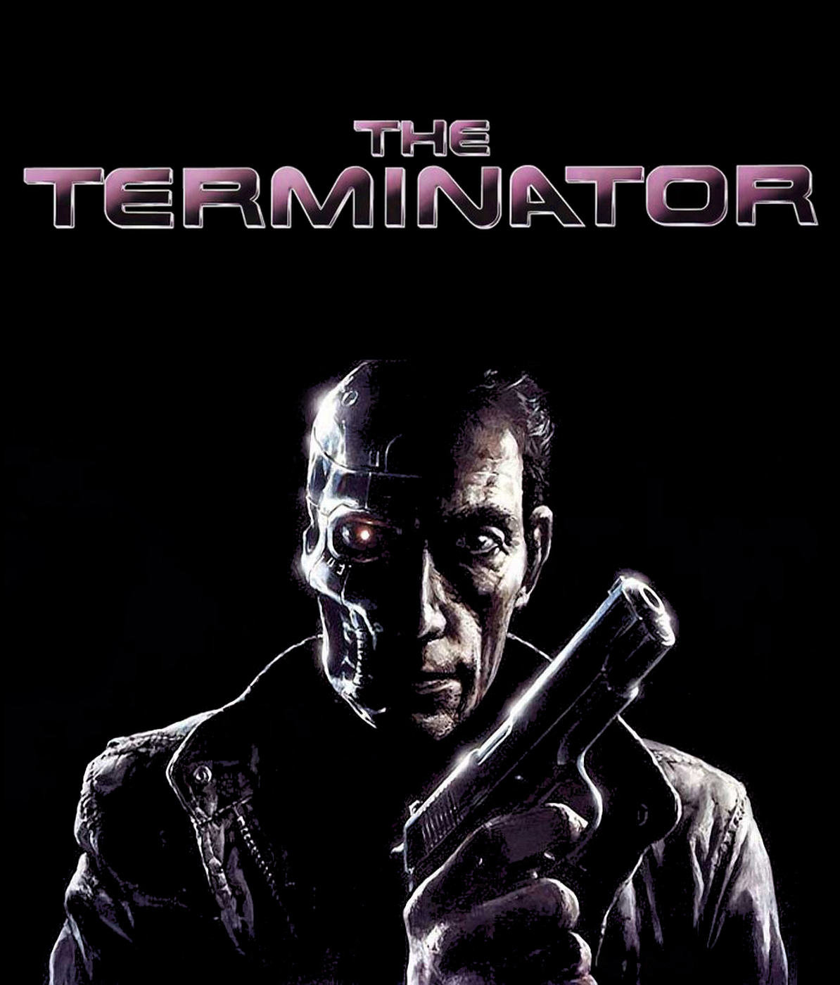 General 1194x1400 Terminator movie poster black background gun pistol artwork movies