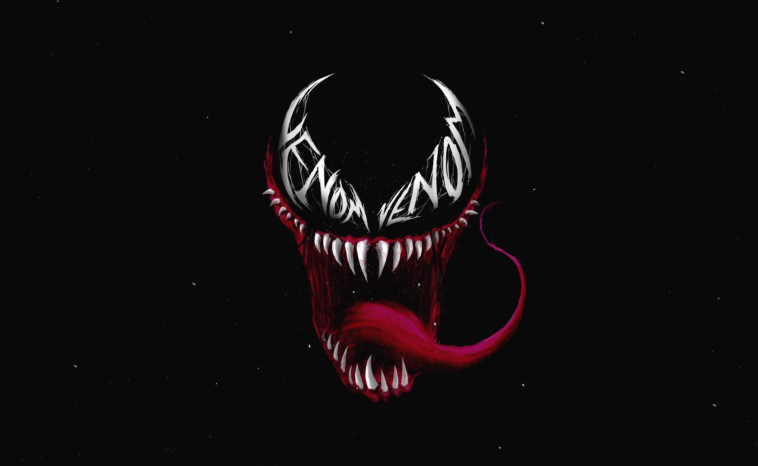 General 2560x1576 simple background artwork Venom Marvel Comics