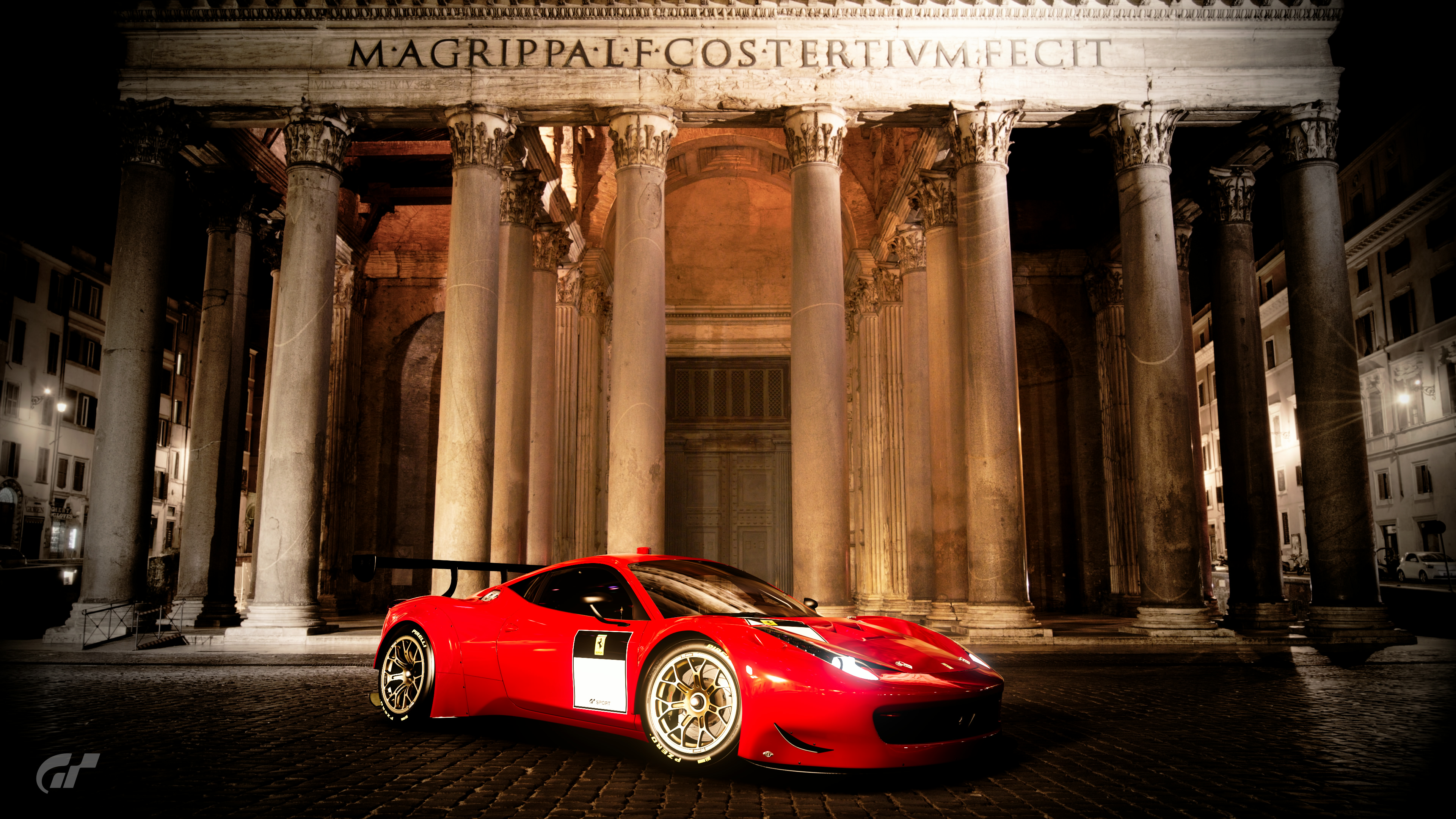 General 3840x2160 car Ferrari Gran Turismo Italy Ferrari 458 red red cars italian cars Stellantis video games