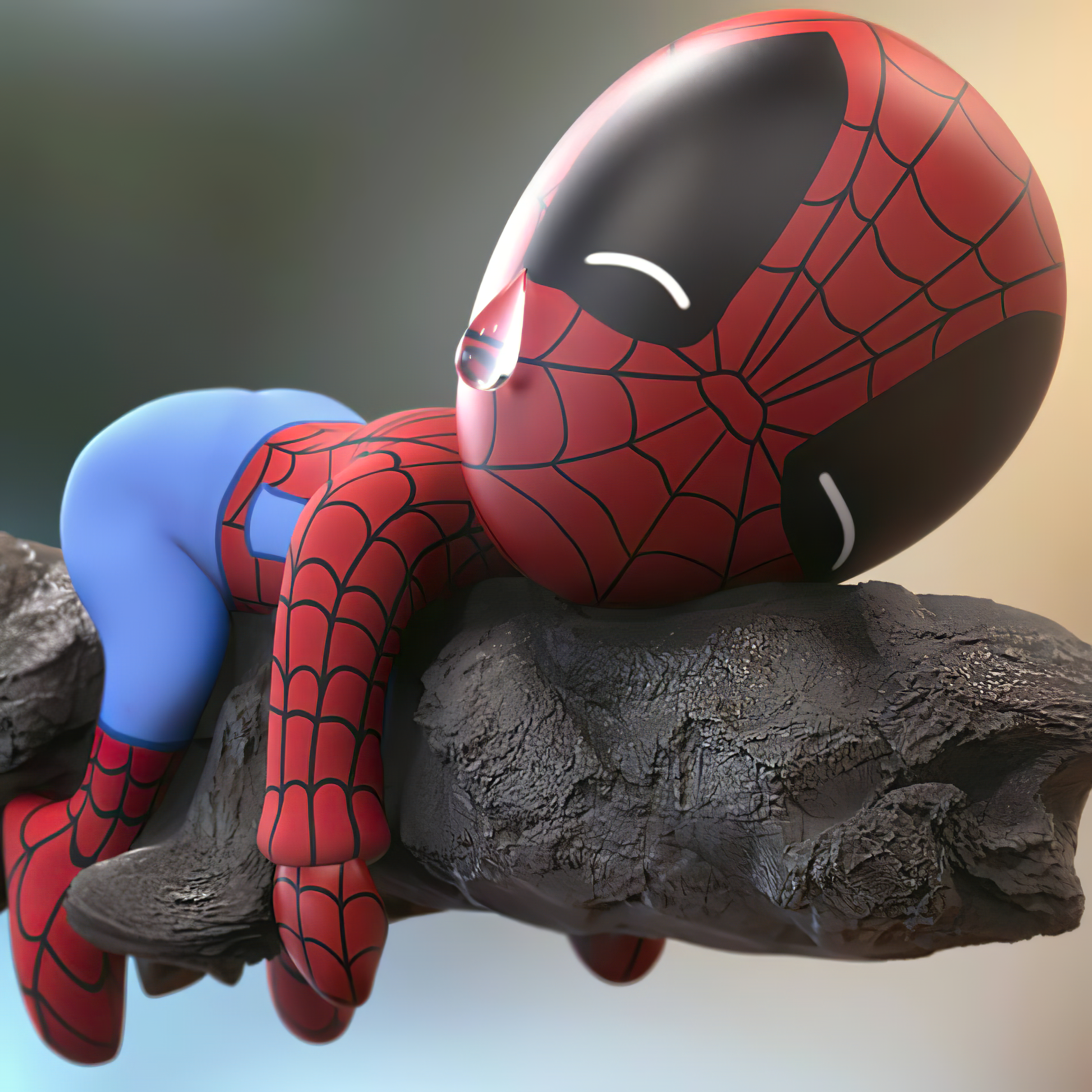 General 4096x4096 Spider-Man superhero CGI digital art