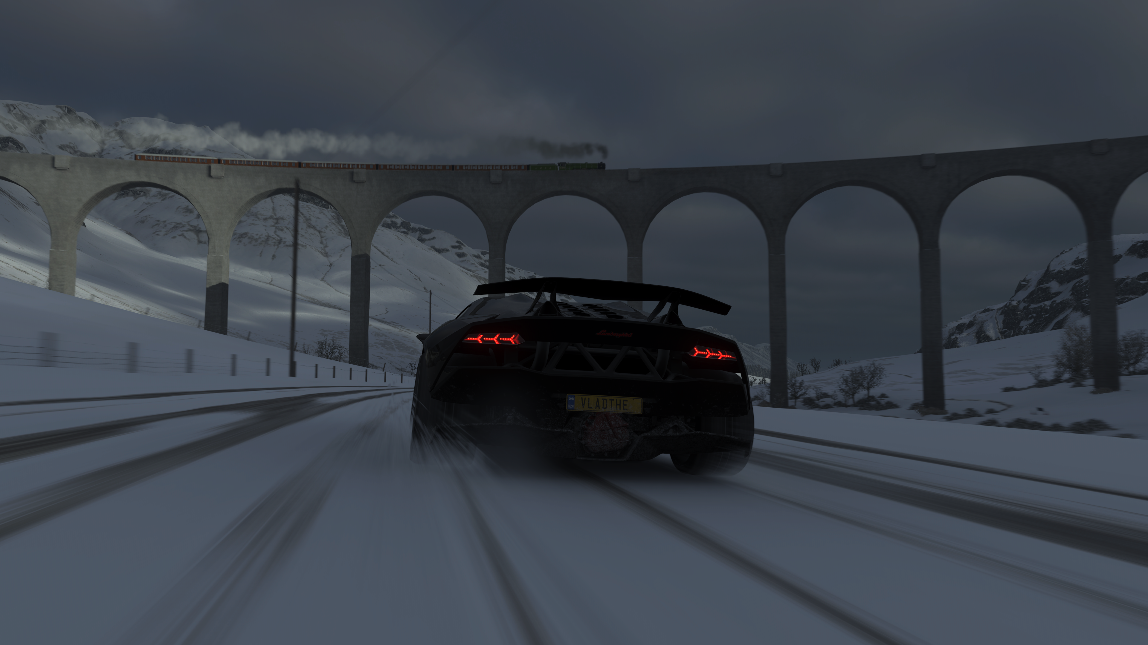 General 3840x2160 Forza Forza Horizon 4 car screen shot video games black cars