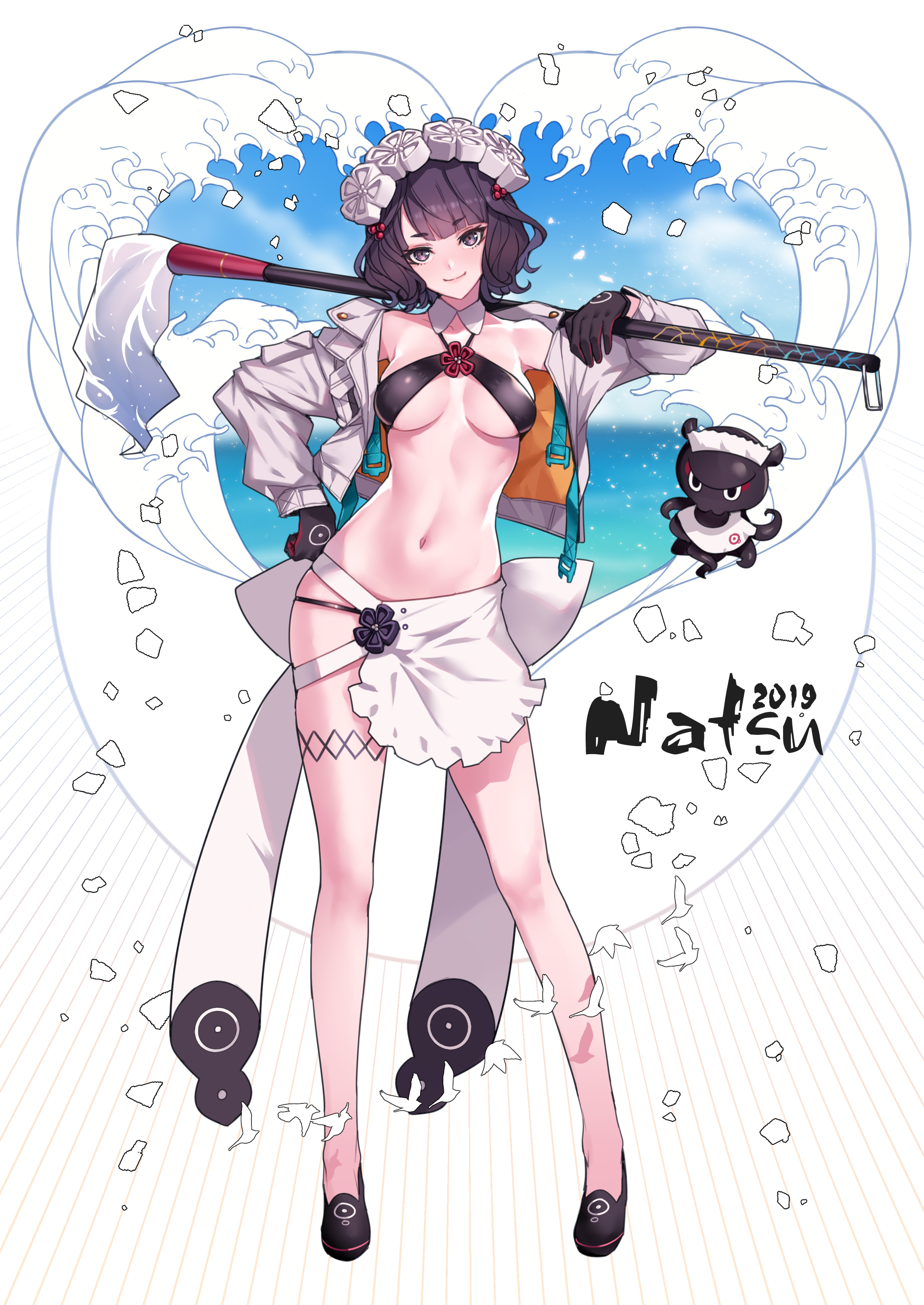 Anime 2149x3035 anime anime girls digital art artwork 2D Fate series Fate/Grand Order Katsushika Hokusai (Fate/Grand Order) Bansanv3