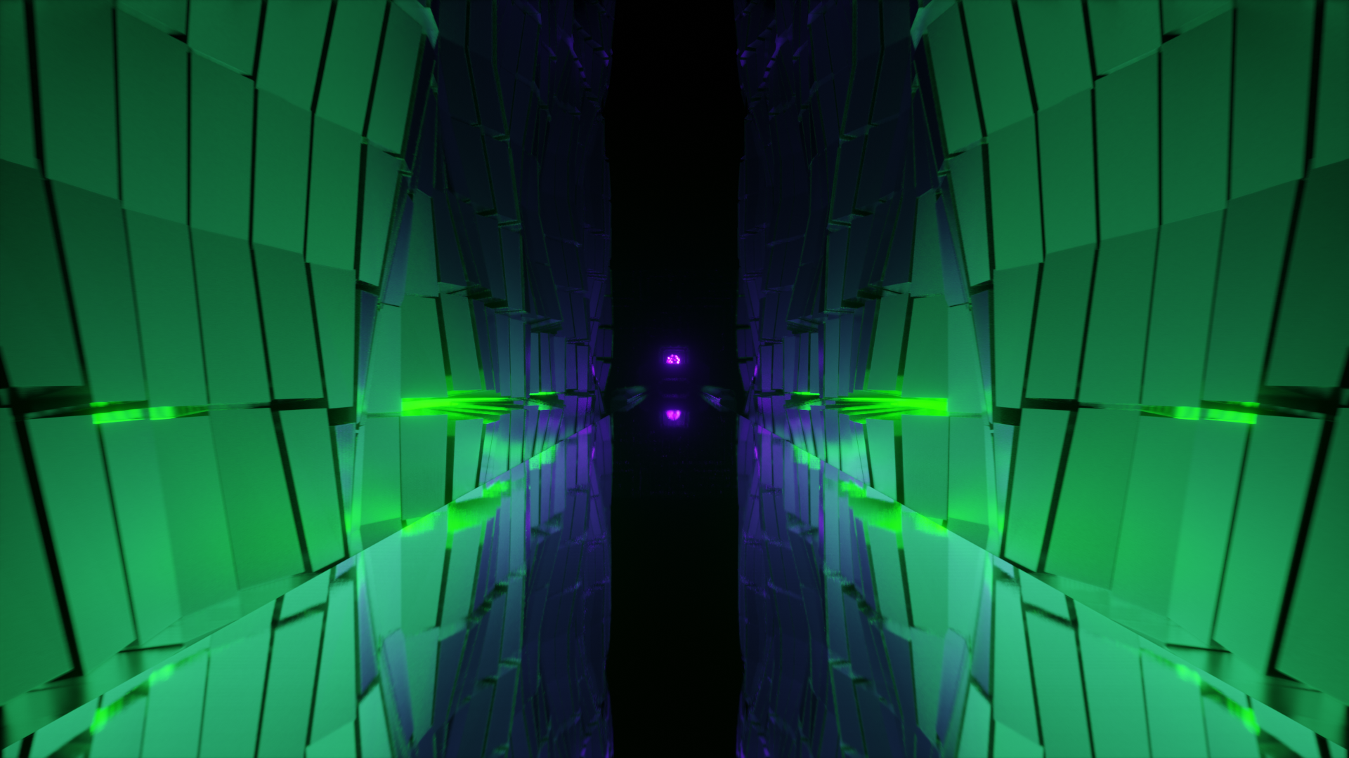 General 1920x1080 science fiction abstract 3D Abstract CGI digital art Blender green