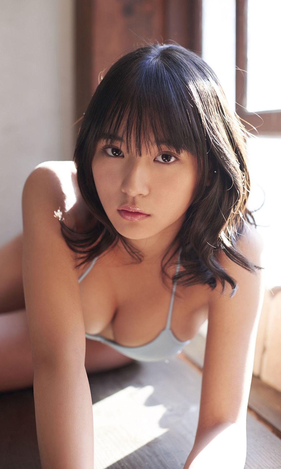 People 1152x1920 Nana Asakawa WPB-net women indoors face boobs dark hair Asian Japanese women Japanese women