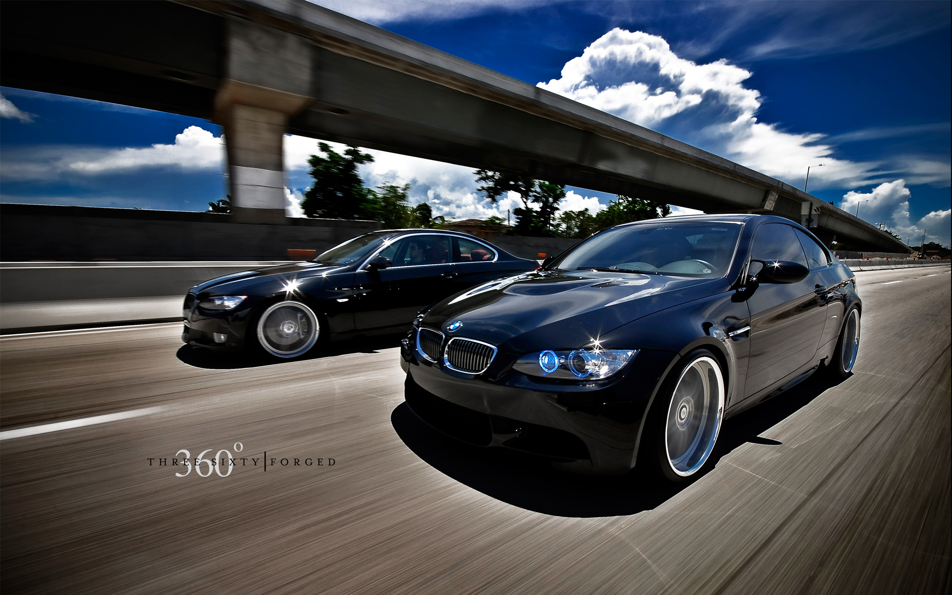 General 1920x1200 BMW car road BMW 3 Series frontal view BMW E92 watermarked