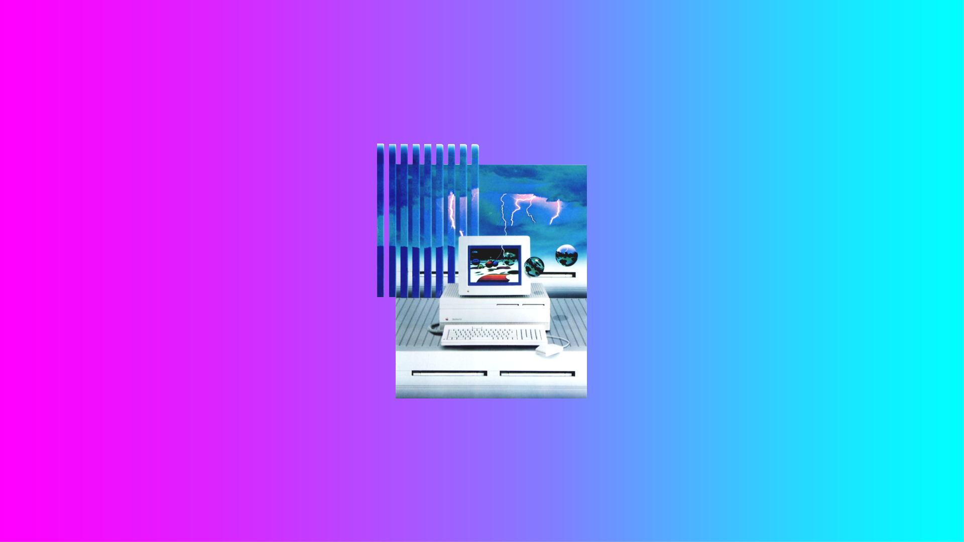 General 1920x1080 vaporwave 1990s computer pink cyan