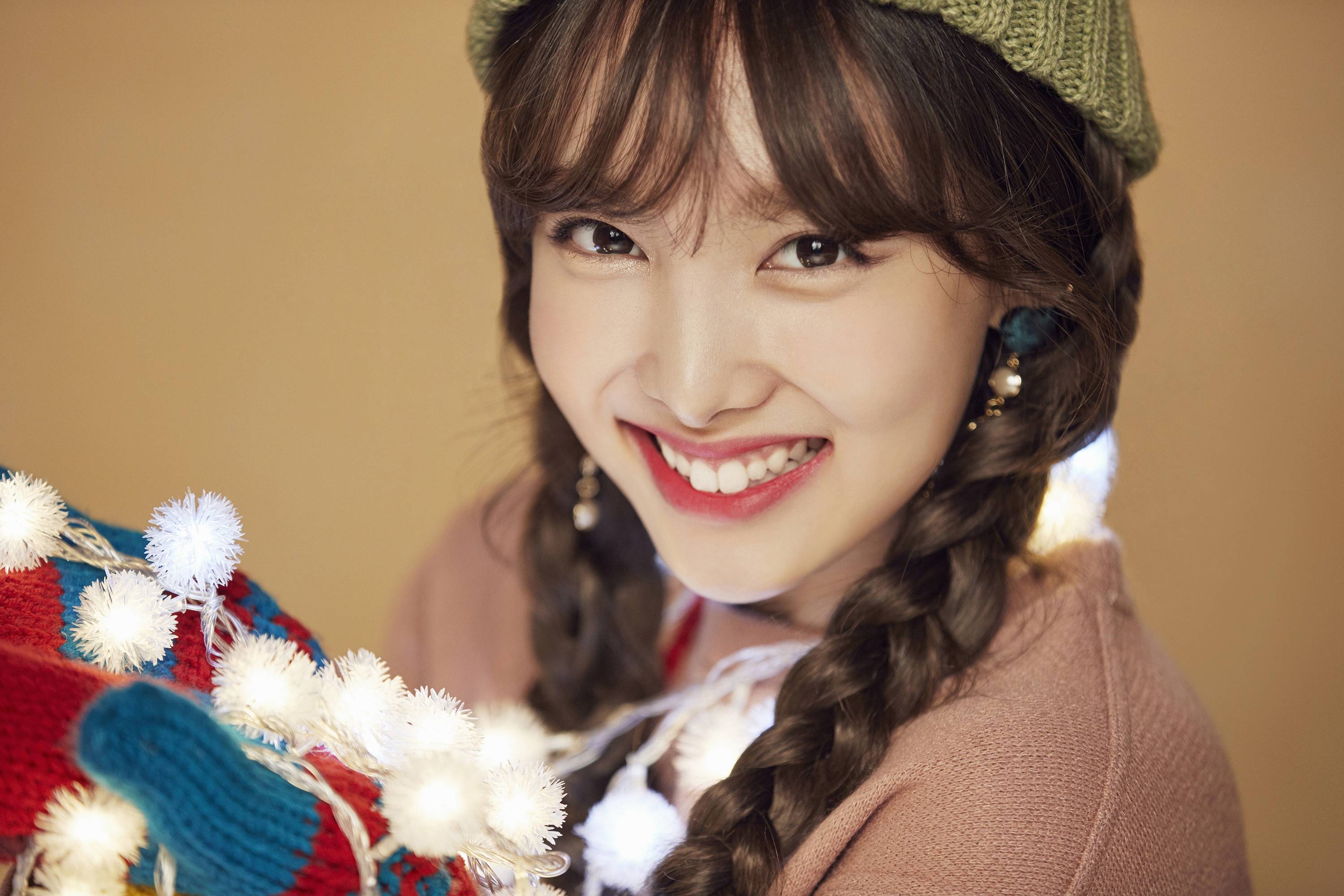 People 3000x2000 K-pop Twice women Asian singer Christmas warm colors twice nayeon