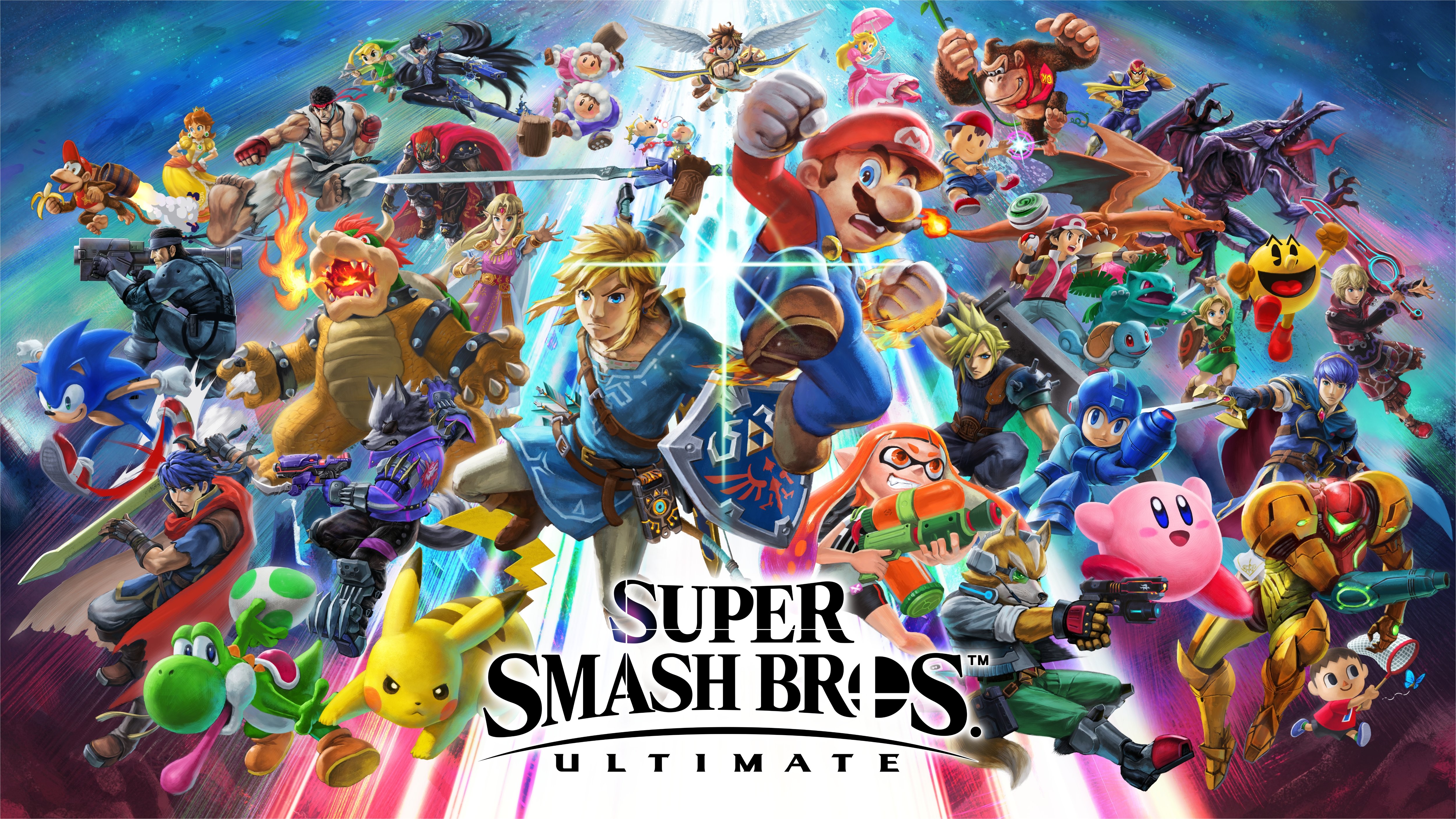 General 5000x2813 Super Smash Brothers Nintendo video game art Super Smash Bros. Ultimate video game characters