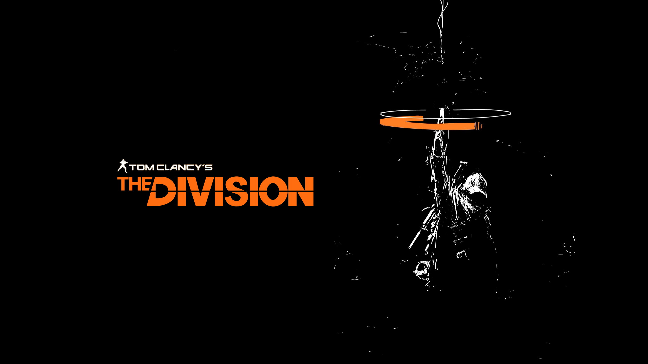 General 2560x1440 Tom Clancy's Ubisoft Tom Clancy's The Division video game art digital art simple background video games