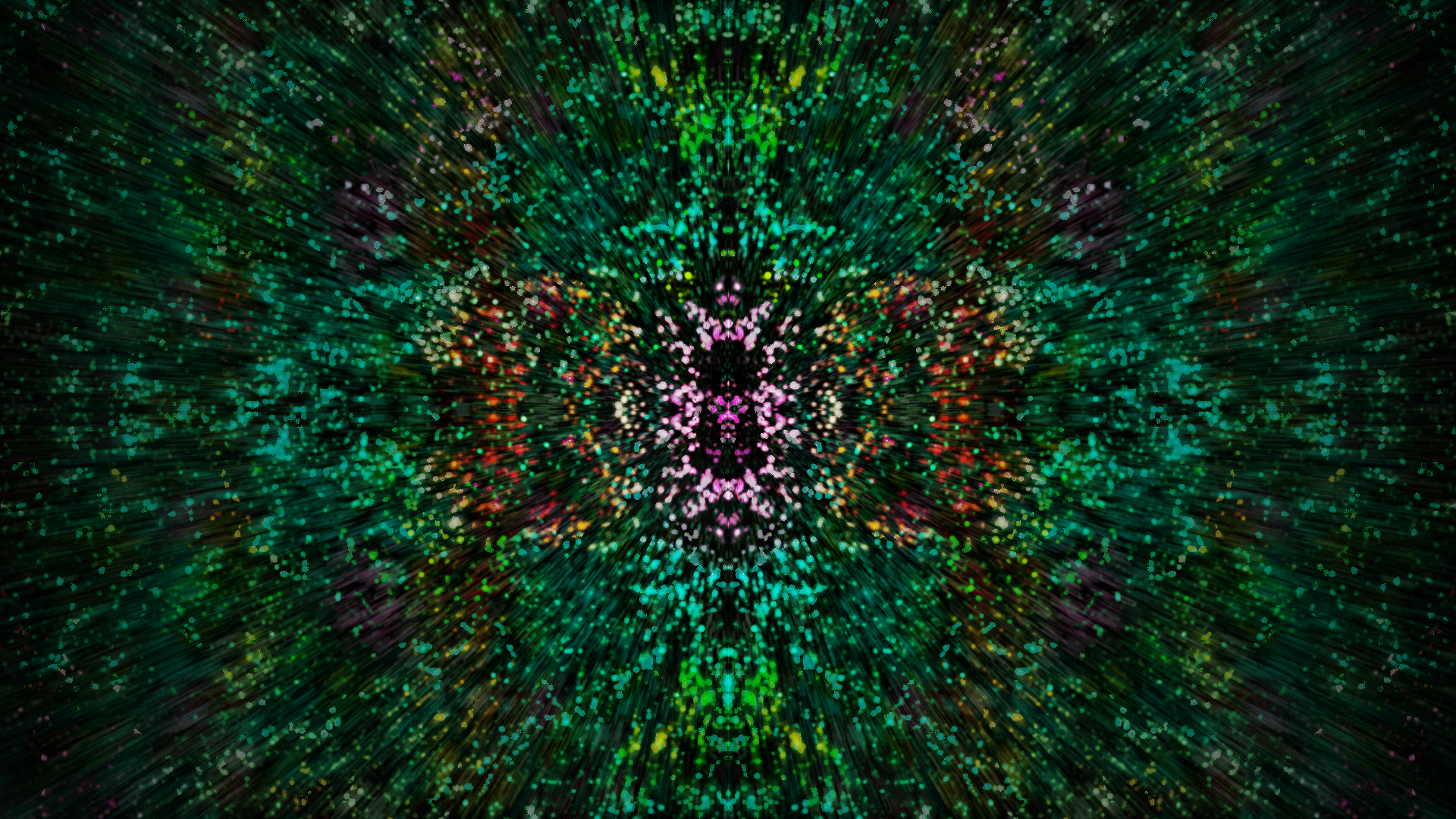 General 1920x1080 digital art dots colorful explosion