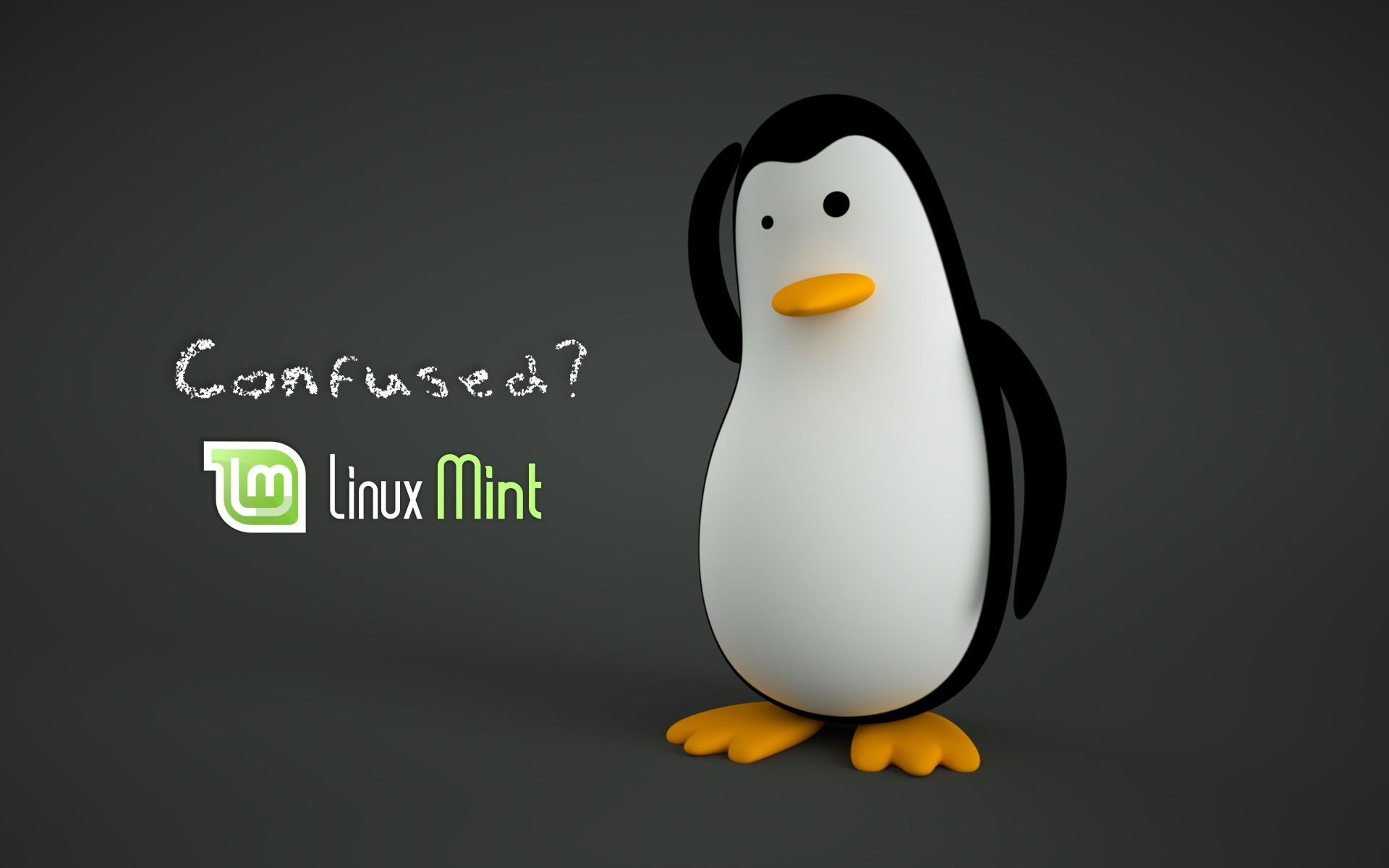 General 1920x1200 Linux Mint penguins Linux simple background operating system computer animals birds
