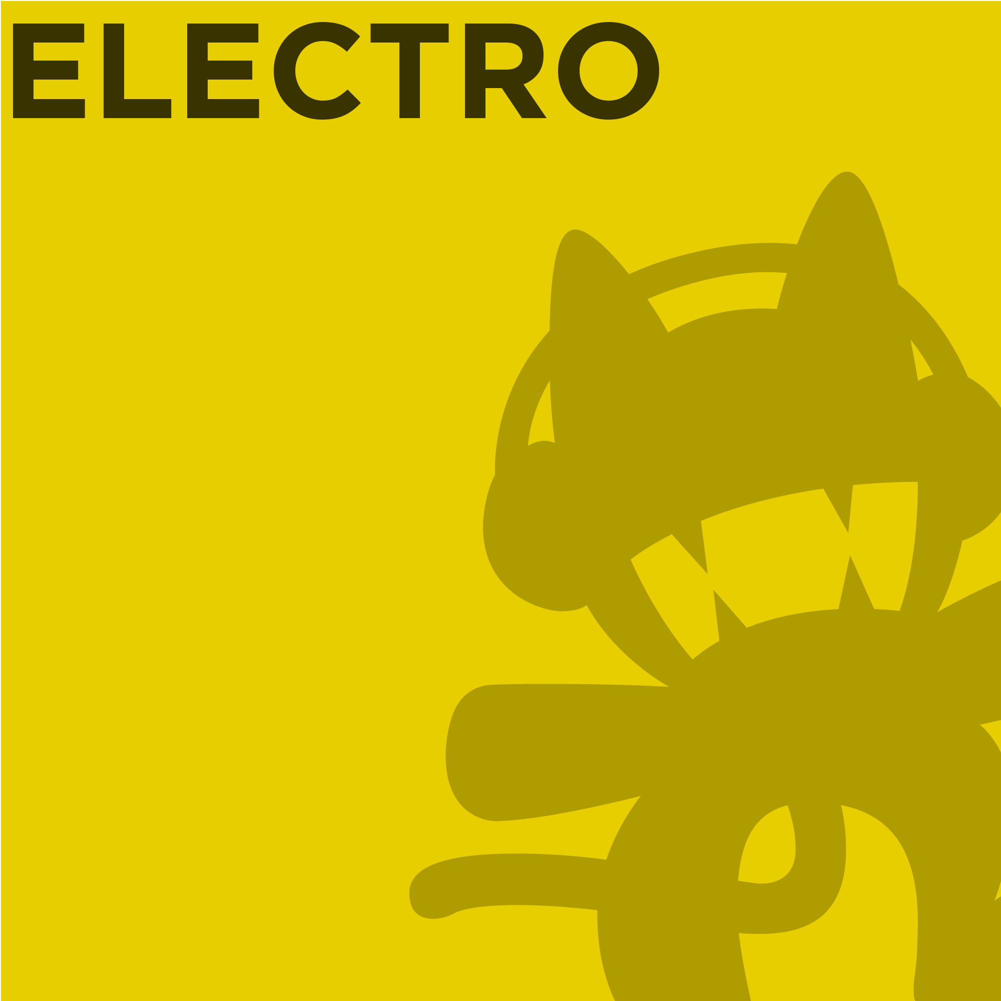 General 2000x2000 Monstercat EDM simple background yellow background music brand