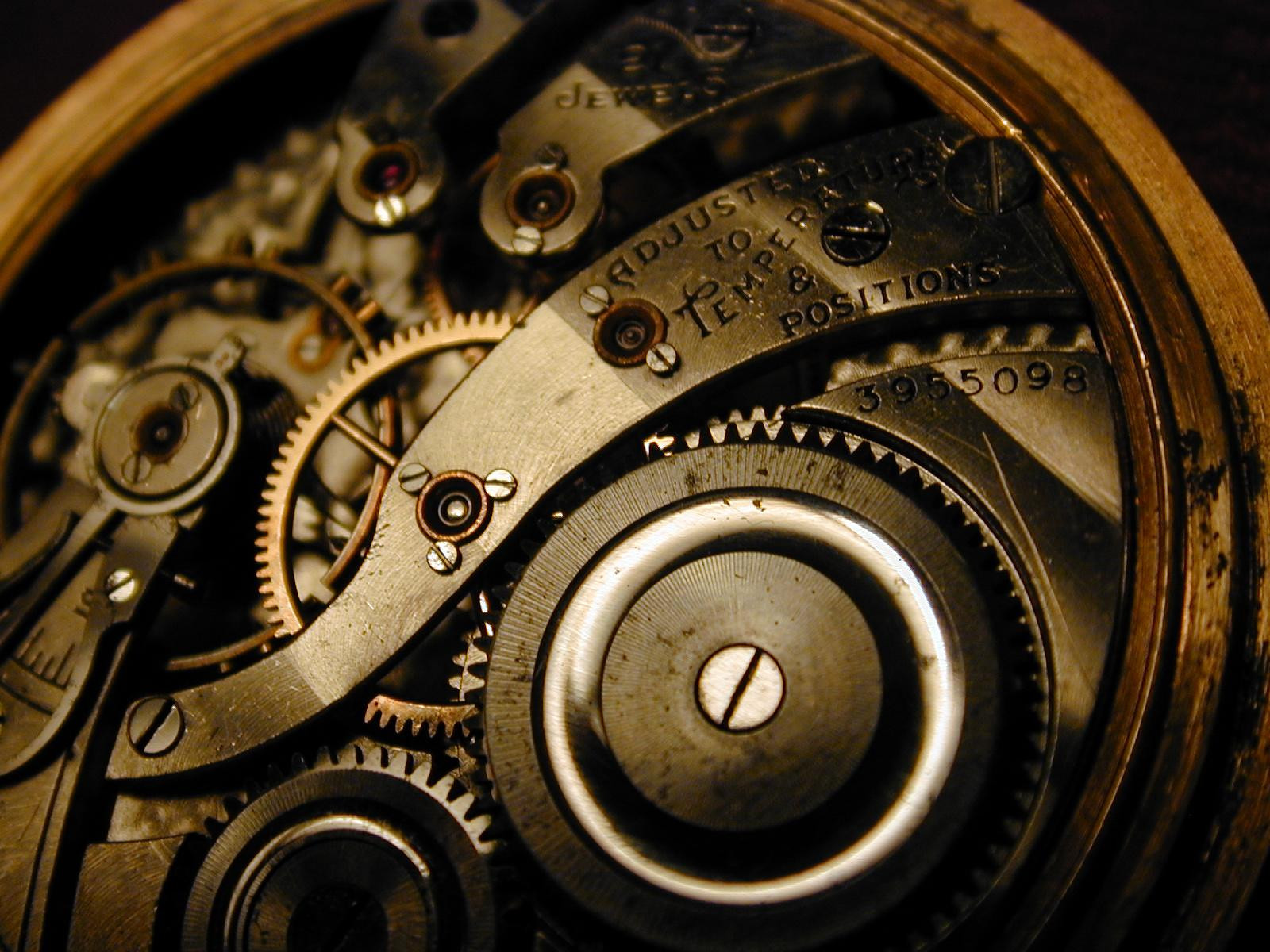 General 1600x1200 watch gears clockwork technology numbers Gear Wheels closeup