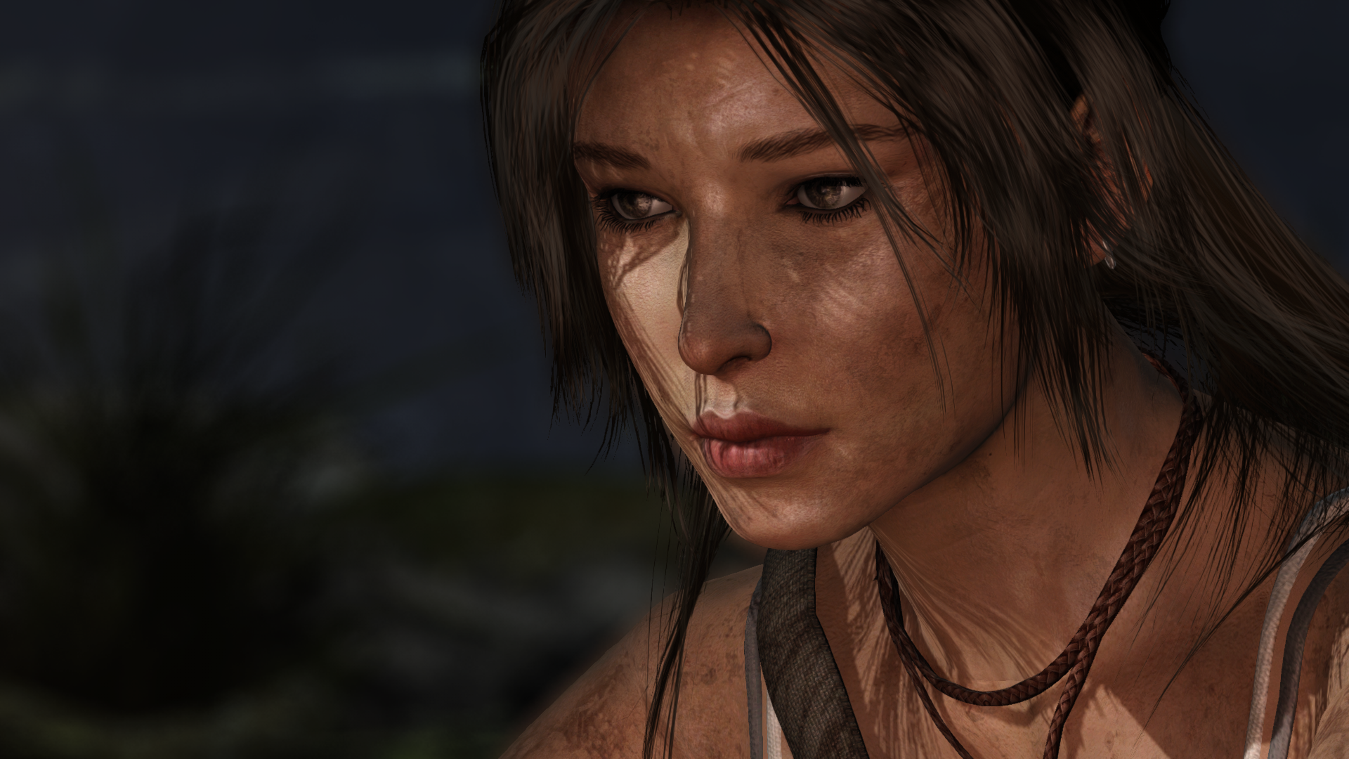 General 1920x1080 video games Tomb Raider women Lara Croft (Tomb Raider) face closeup video game characters video game girls
