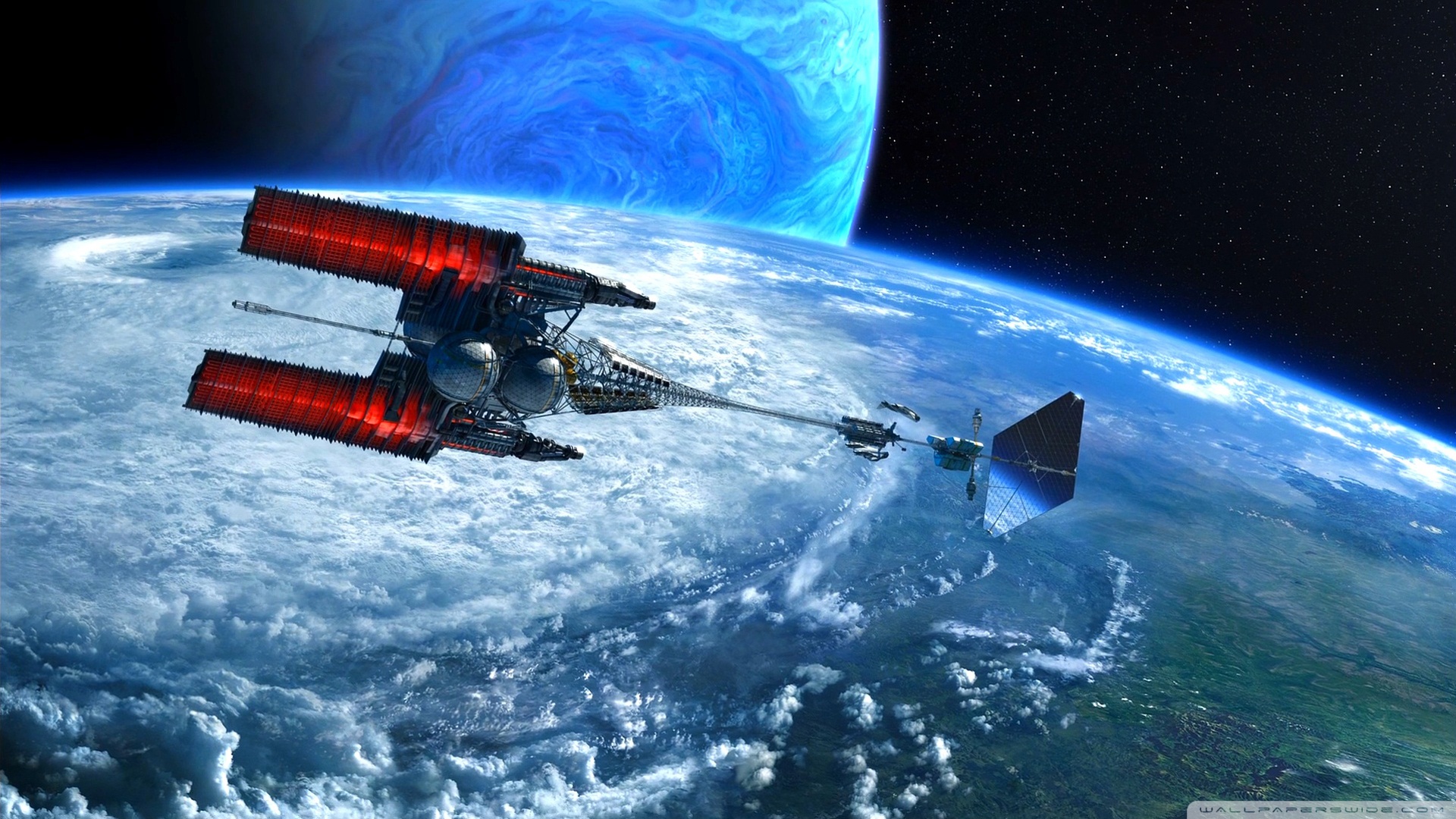 General 1920x1080 space station Pandora Avatar space science fiction