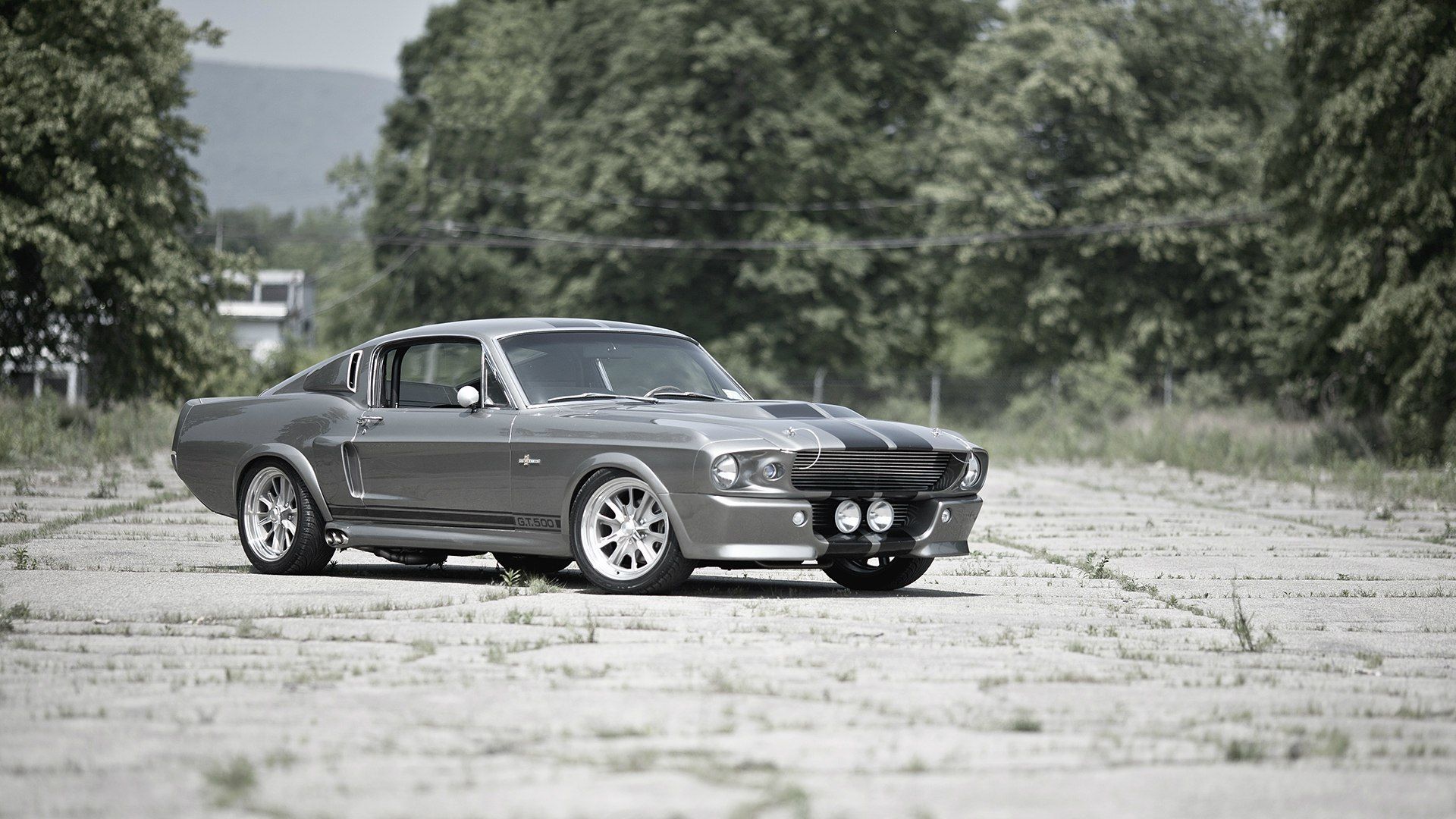 General 1920x1080 Ford car vehicle silver cars Ford Mustang American cars muscle cars Ford Mustang Shelby