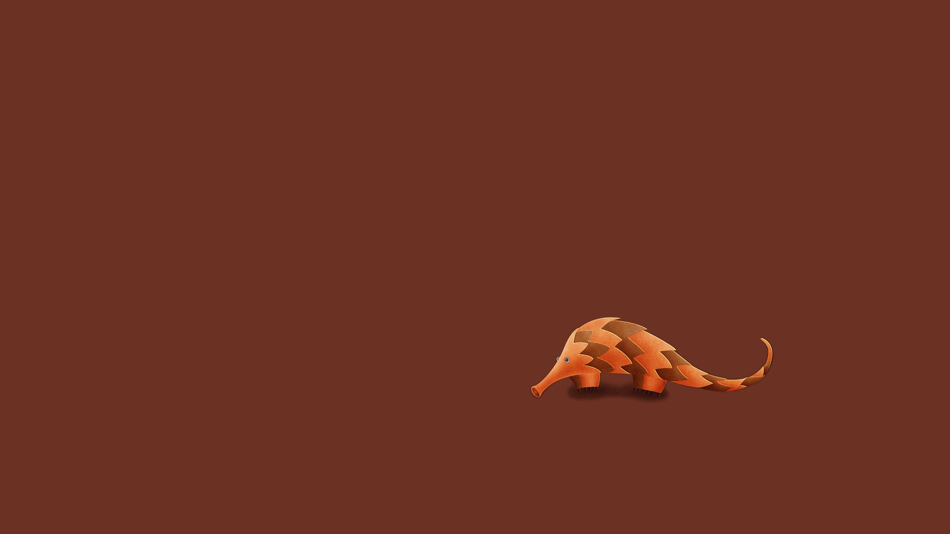 General 1920x1080 simple background digital art animals Ubuntu artwork minimalism