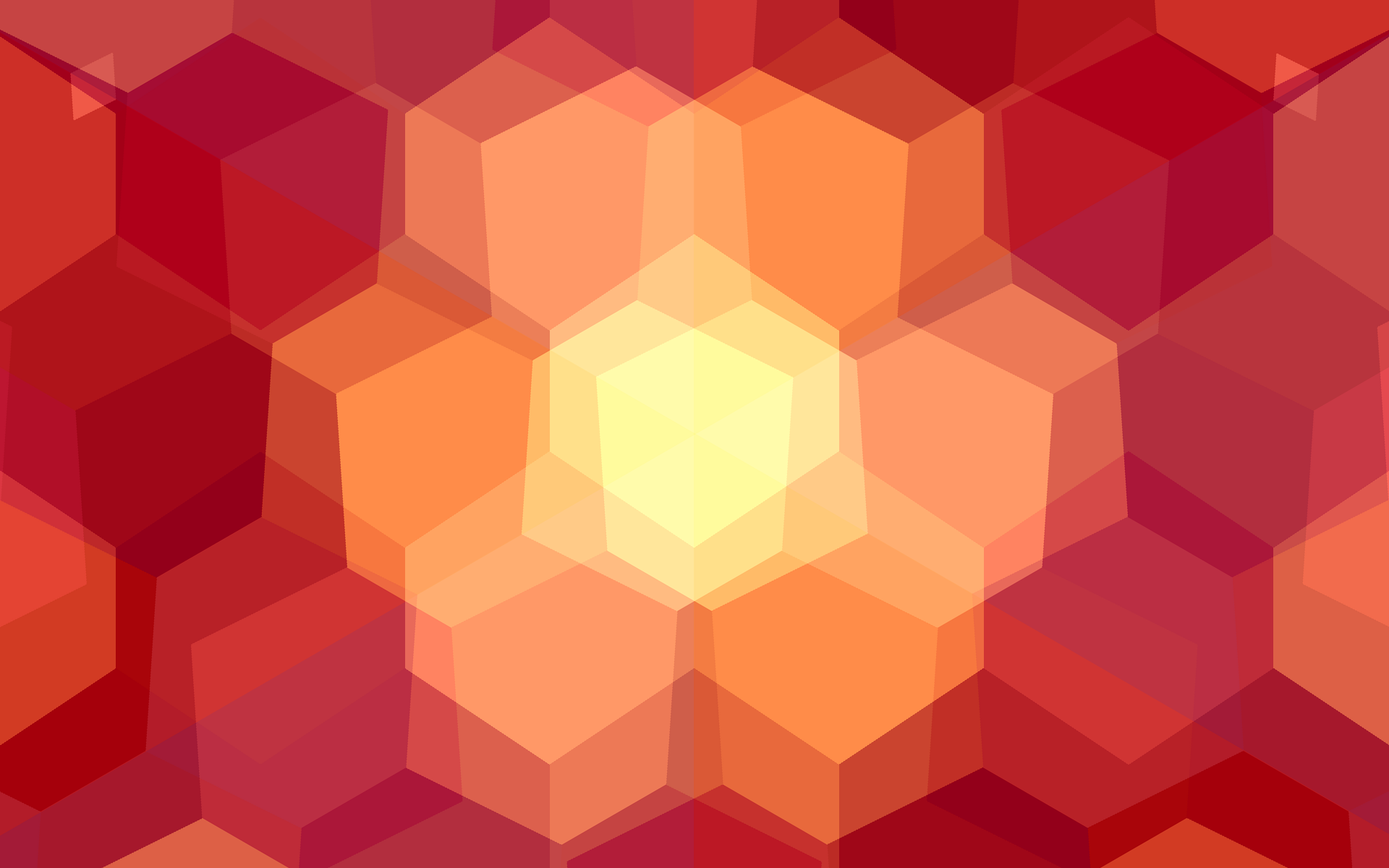General 1920x1200 hexagon pattern texture digital art colorful red orange yellow