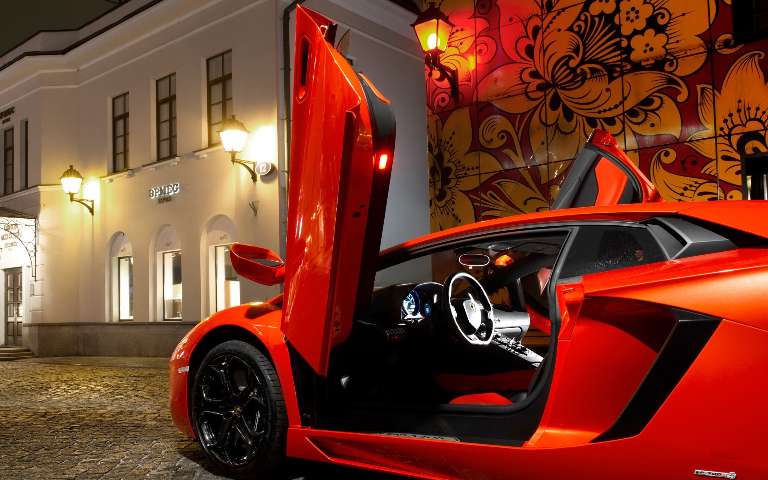 General 2560x1600 car Lamborghini scissor doors vehicle supercars red cars Lamborghini Aventador
