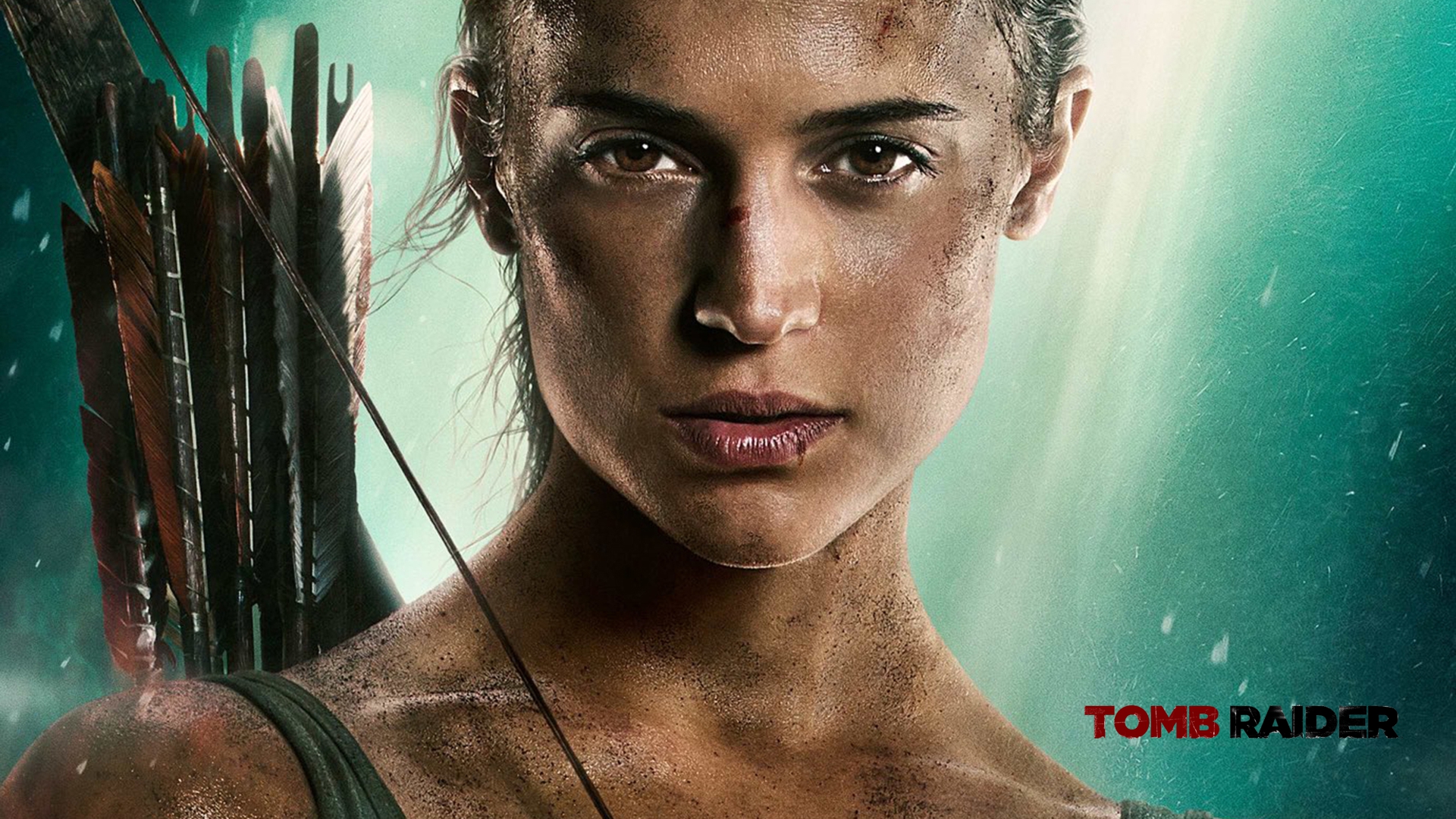 People 1920x1080 Alicia Vikander women movies Tomb Raider (Movies) face closeup video game girls video game characters Lara Croft (Tomb Raider)