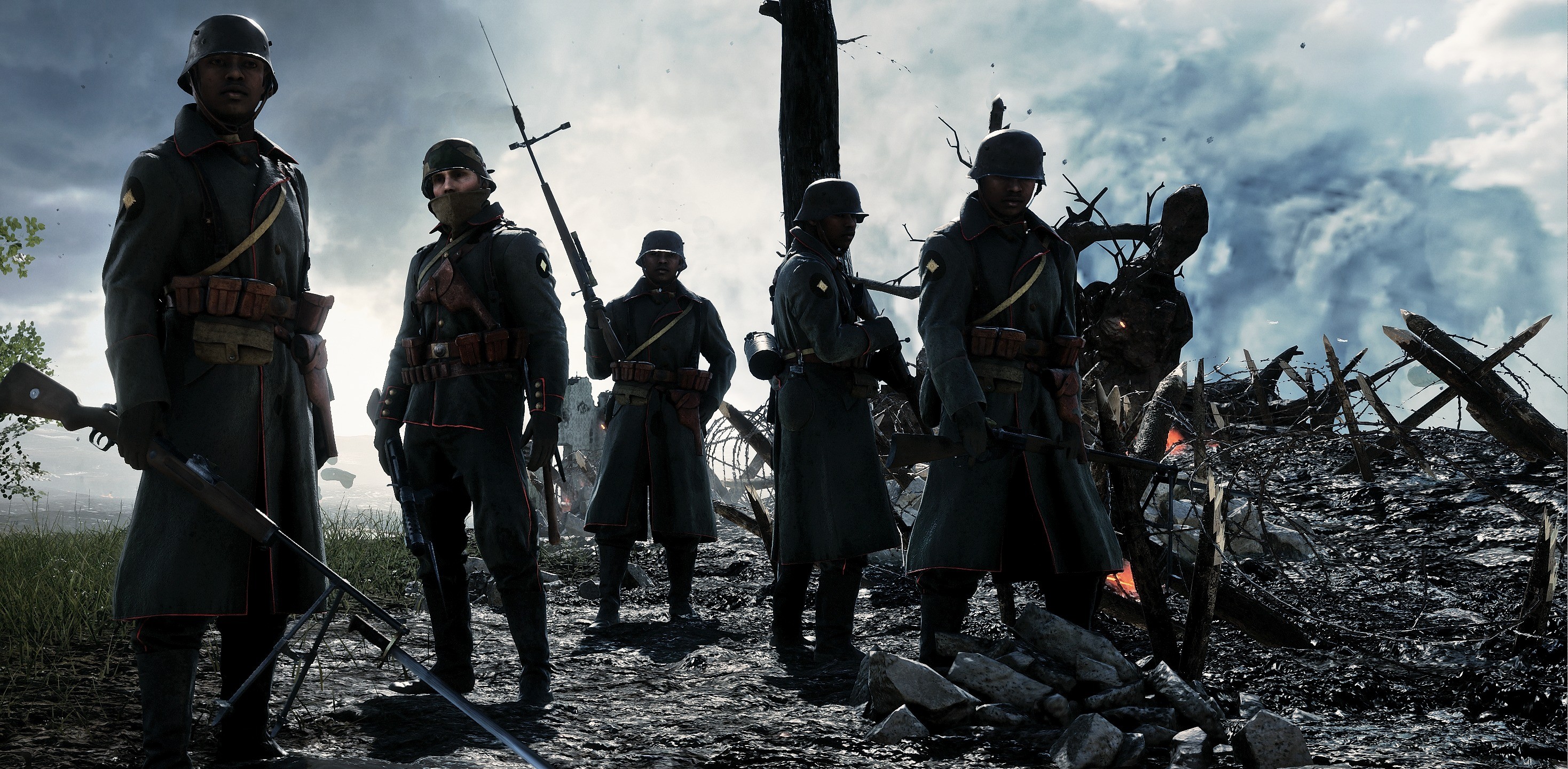 General 2937x1441 Battlefield 1 EA DICE World War I soldier war video games PC gaming EA Games