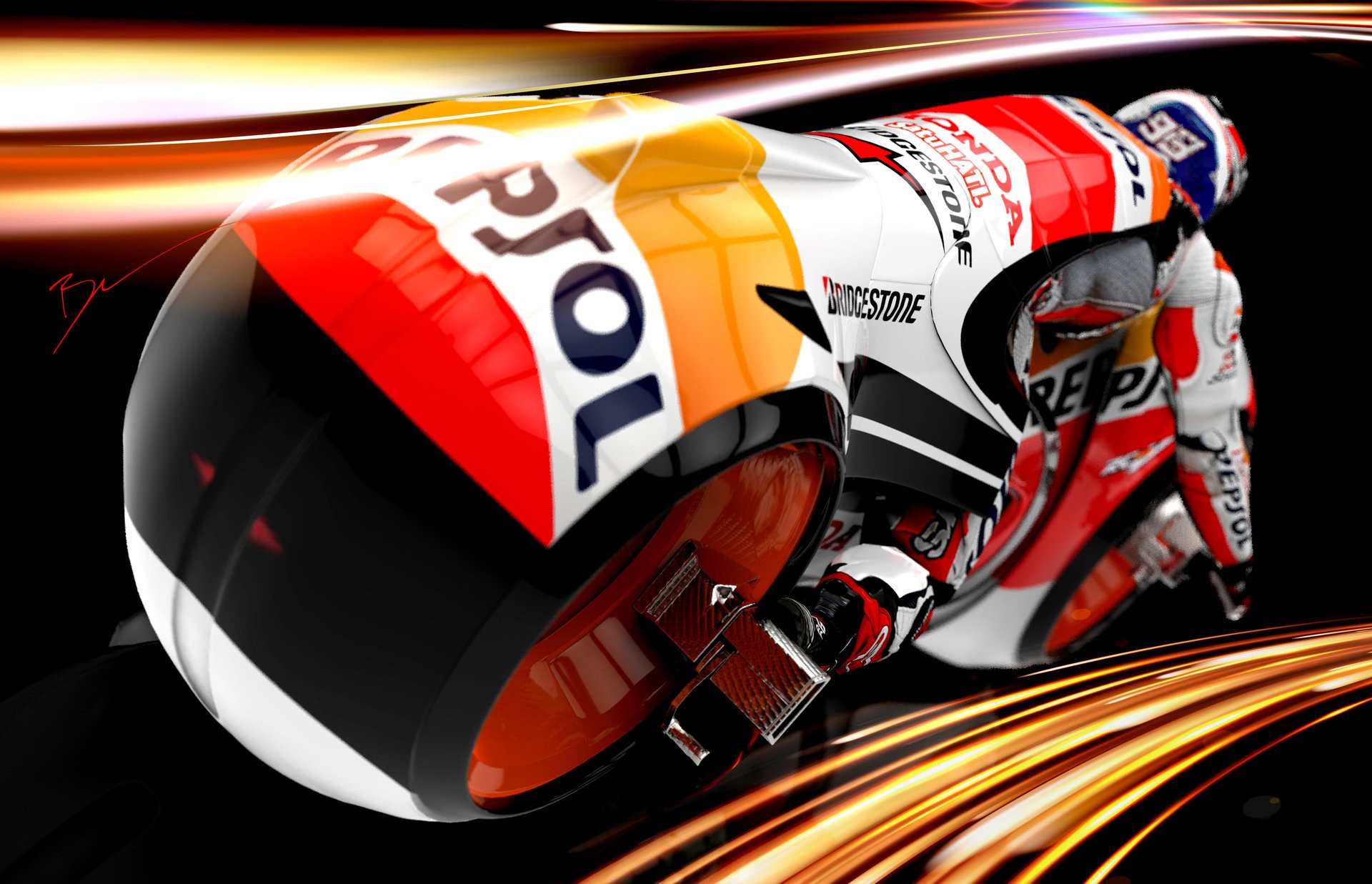 General 1920x1237 Moto GP Tron motorcycle Marc Marquez vehicle sport motorsport racing