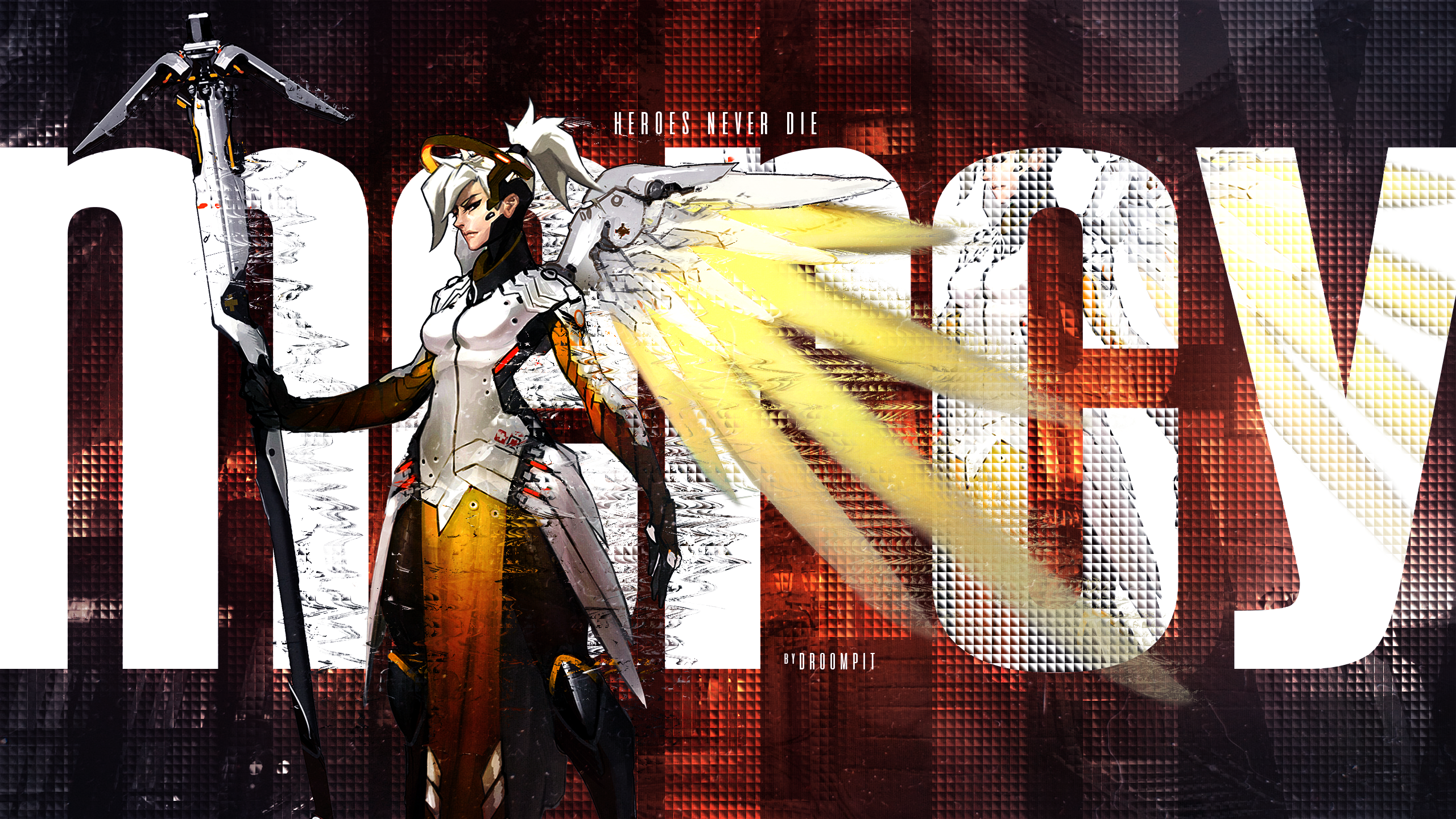 General 2560x1440 Mercy (Overwatch) Overwatch PC gaming video games