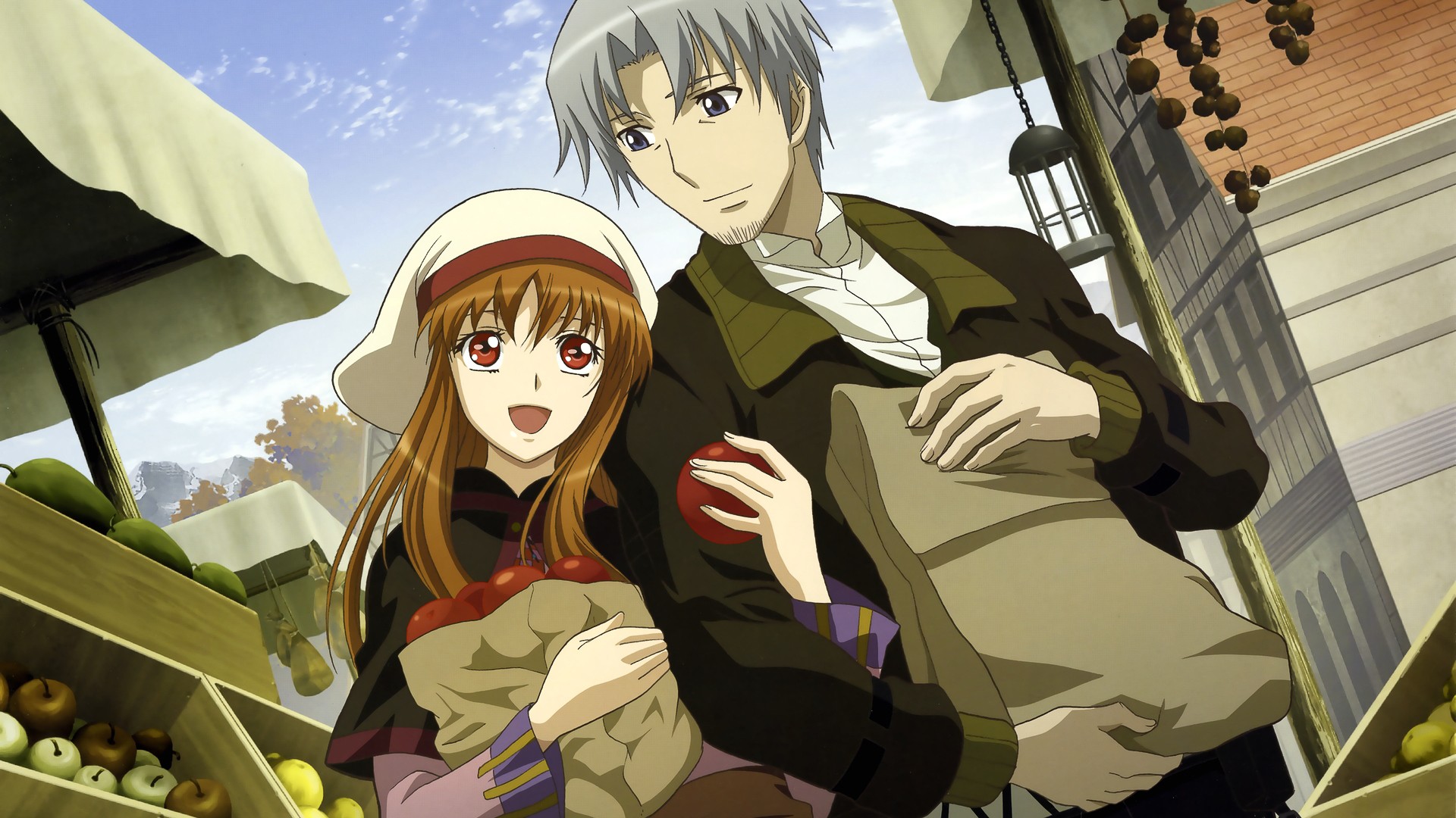 Anime 1920x1080 anime Spice and Wolf Holo (Spice and Wolf)
