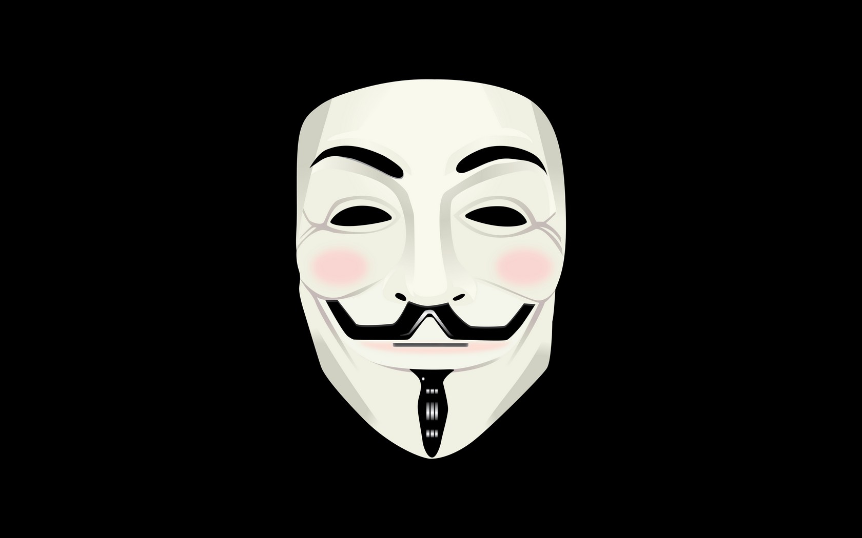 General 1680x1050 V for Vendetta mask Guy Fawkes mask