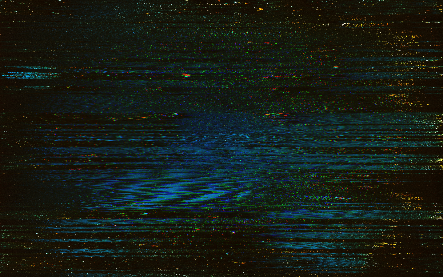 General 1440x900 glitch art abstract digital art blue