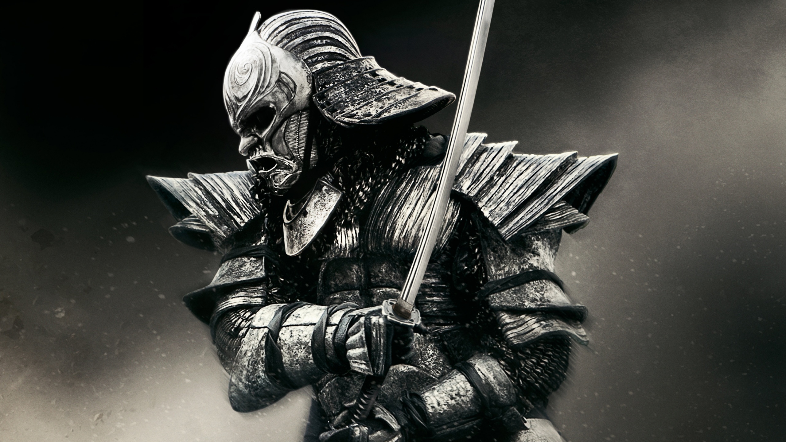General 2560x1440 digital art samurai warrior sword katana armor