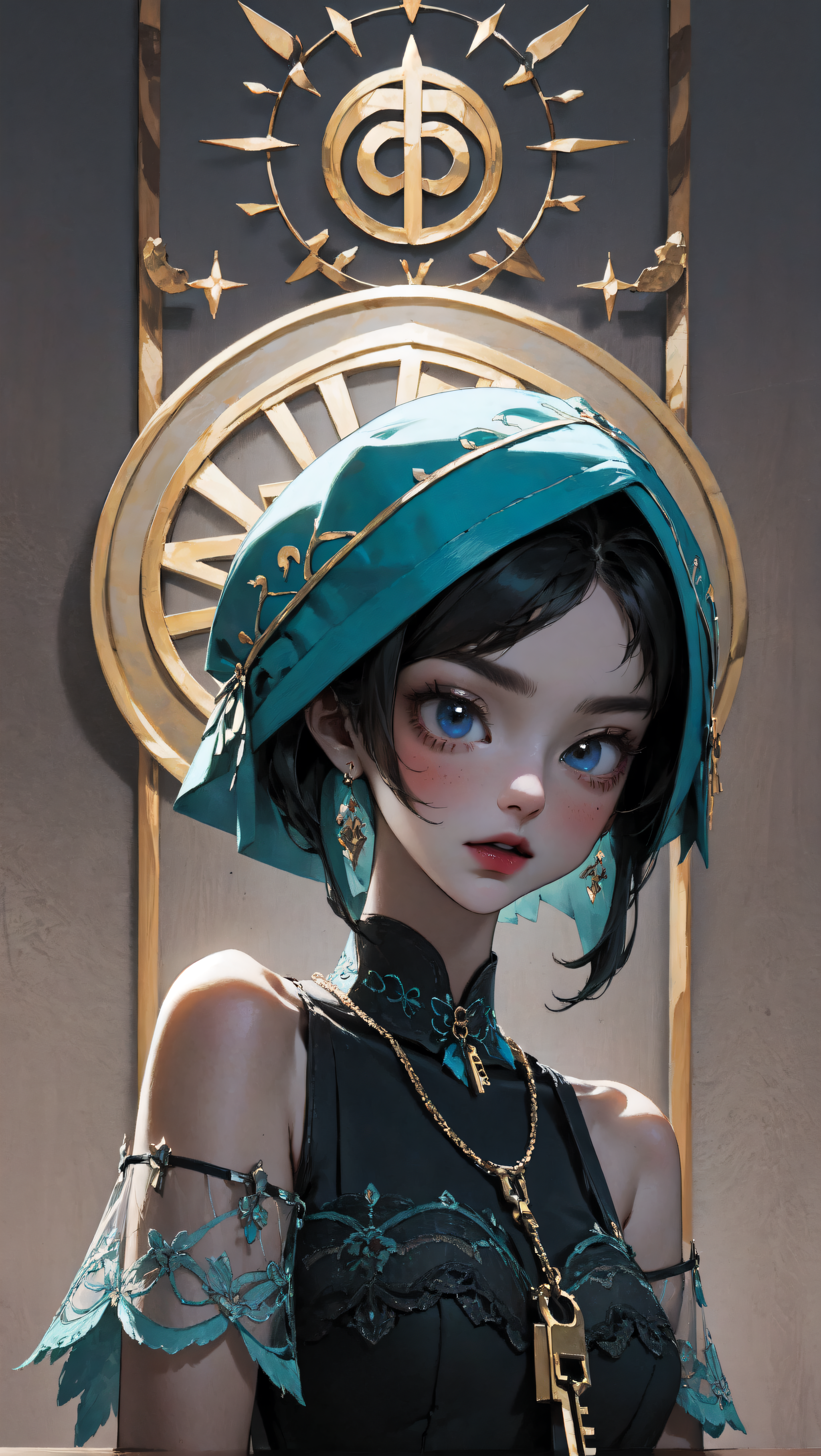 Anime 2048x3632 AI art anime League of Legends Jinx (League of Legends) concept art fantasy art