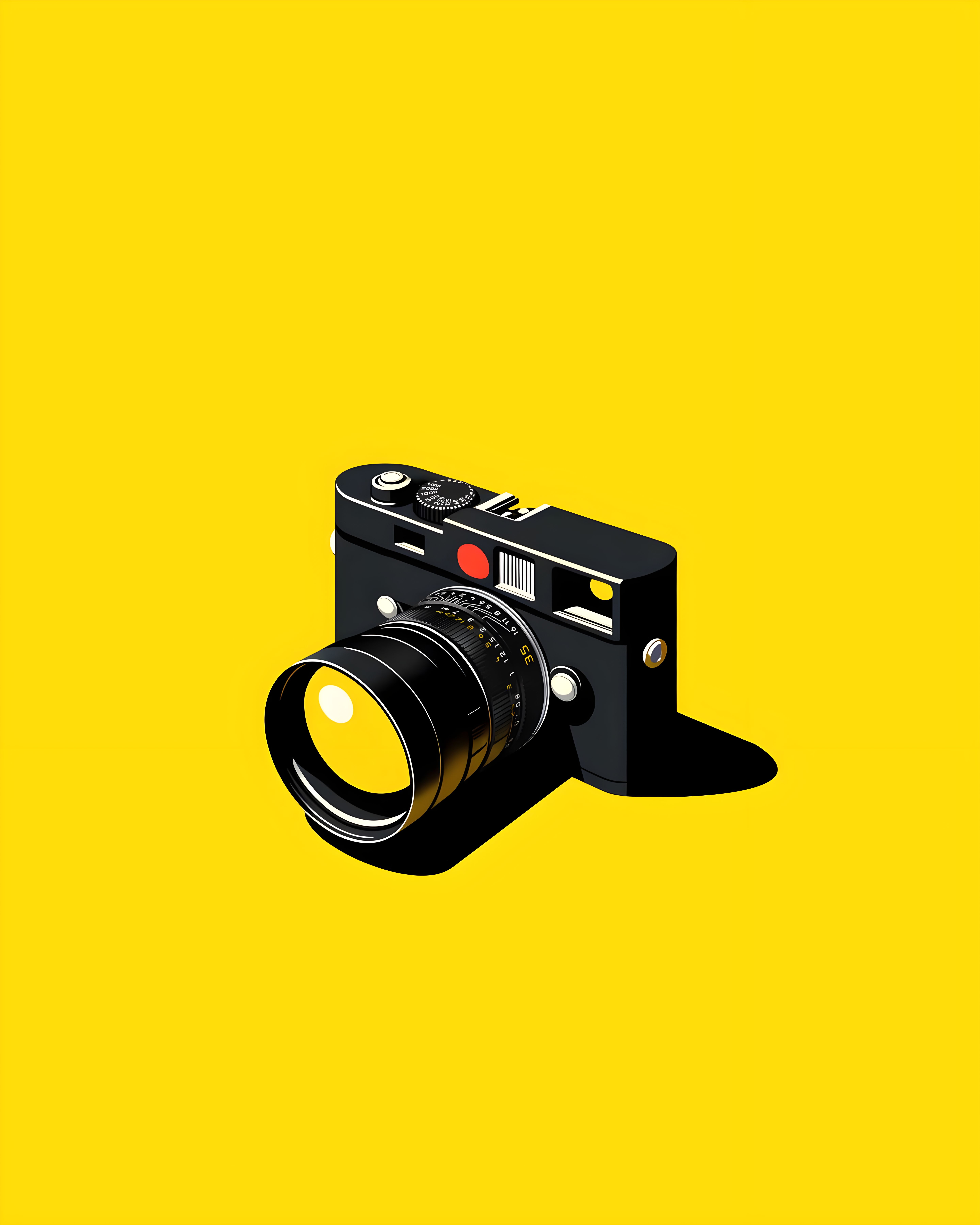 General 5760x7200 illustration digital art simple background camera Leica