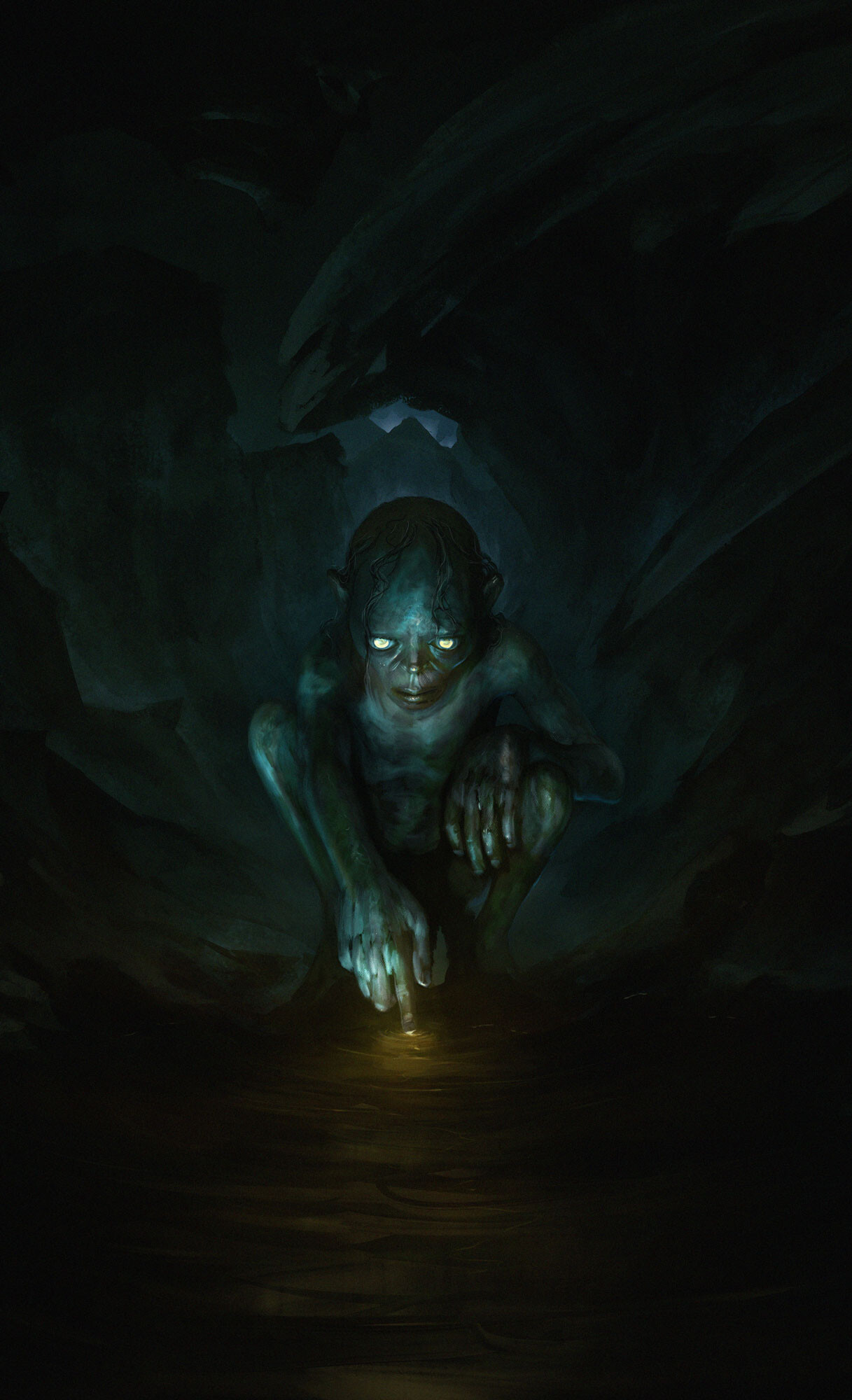 General 1217x2000 Gollum The Lord of the Rings artwork creature Smeagol fantasy art