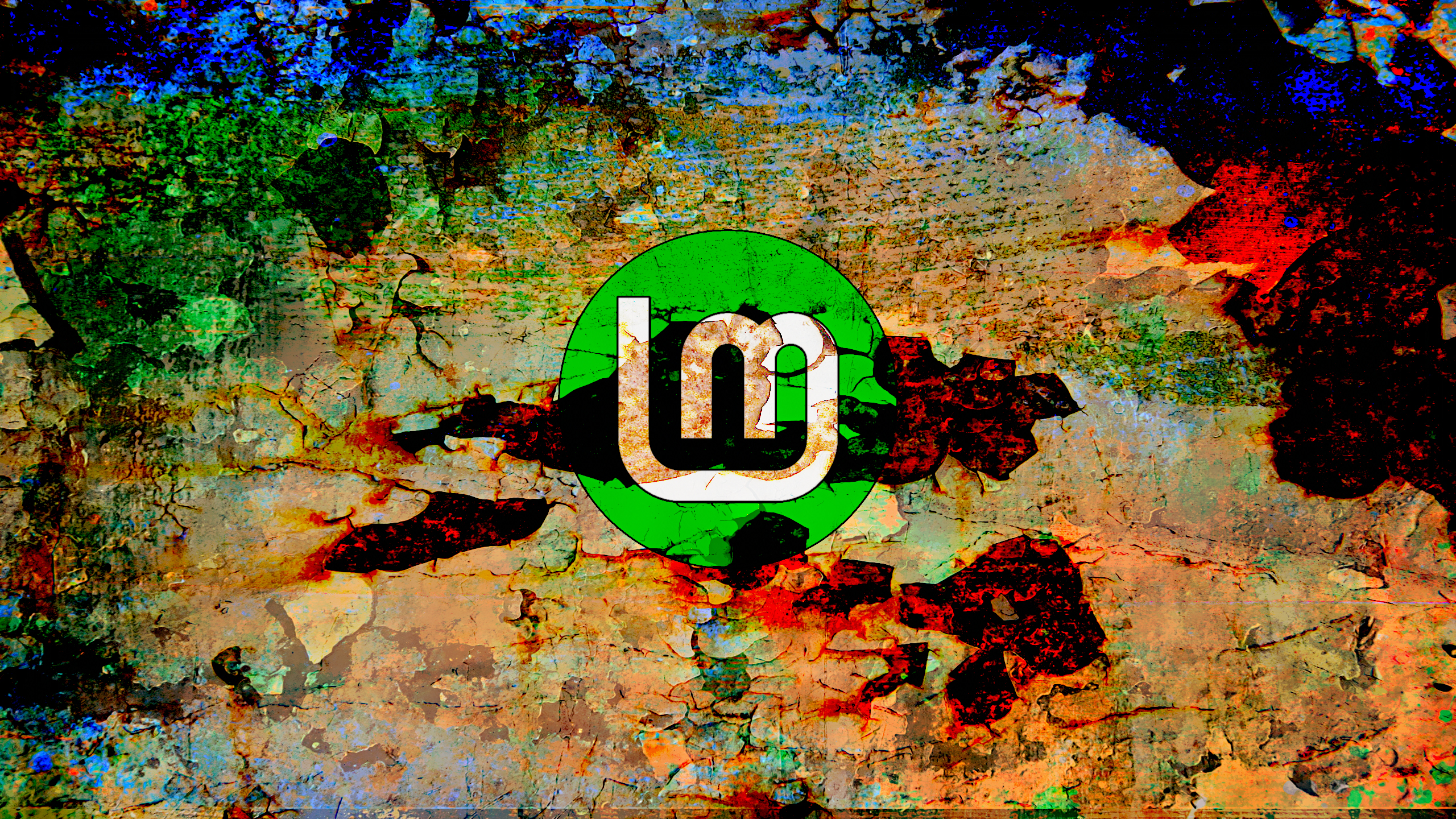 General 2560x1440 Linux Linux Mint abstract logo operating system digital art