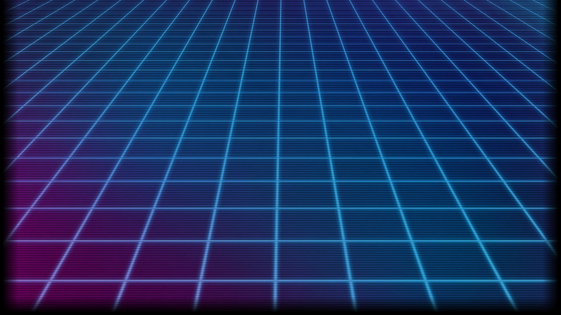General 1920x1080 grid lines retrowave gradient neon glowing blue purple