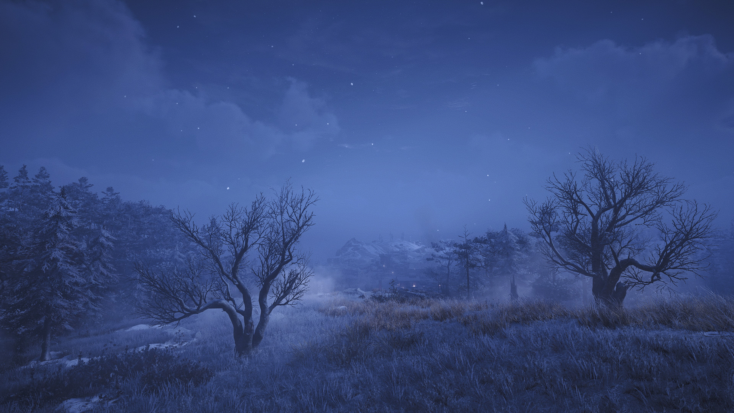 General 2560x1440 Assassin's Creed: Valhalla reshade HDR depth of field video games trees nature sky night stars