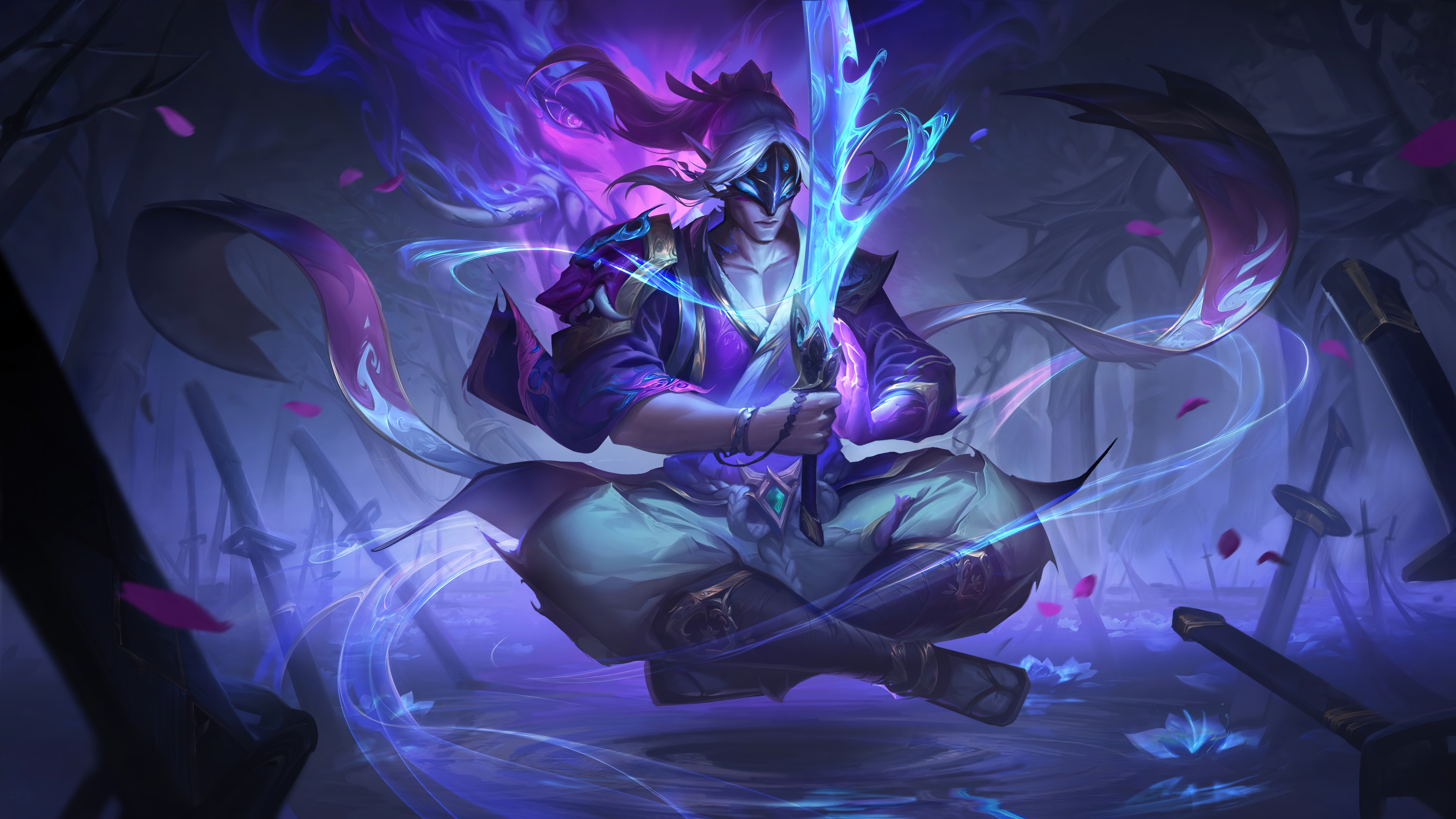 General 7680x4320 Master Yi (League of Legends) Spirit Blossom (League of Legends) League of Legends digital art Riot Games GZG 4K video games video game characters