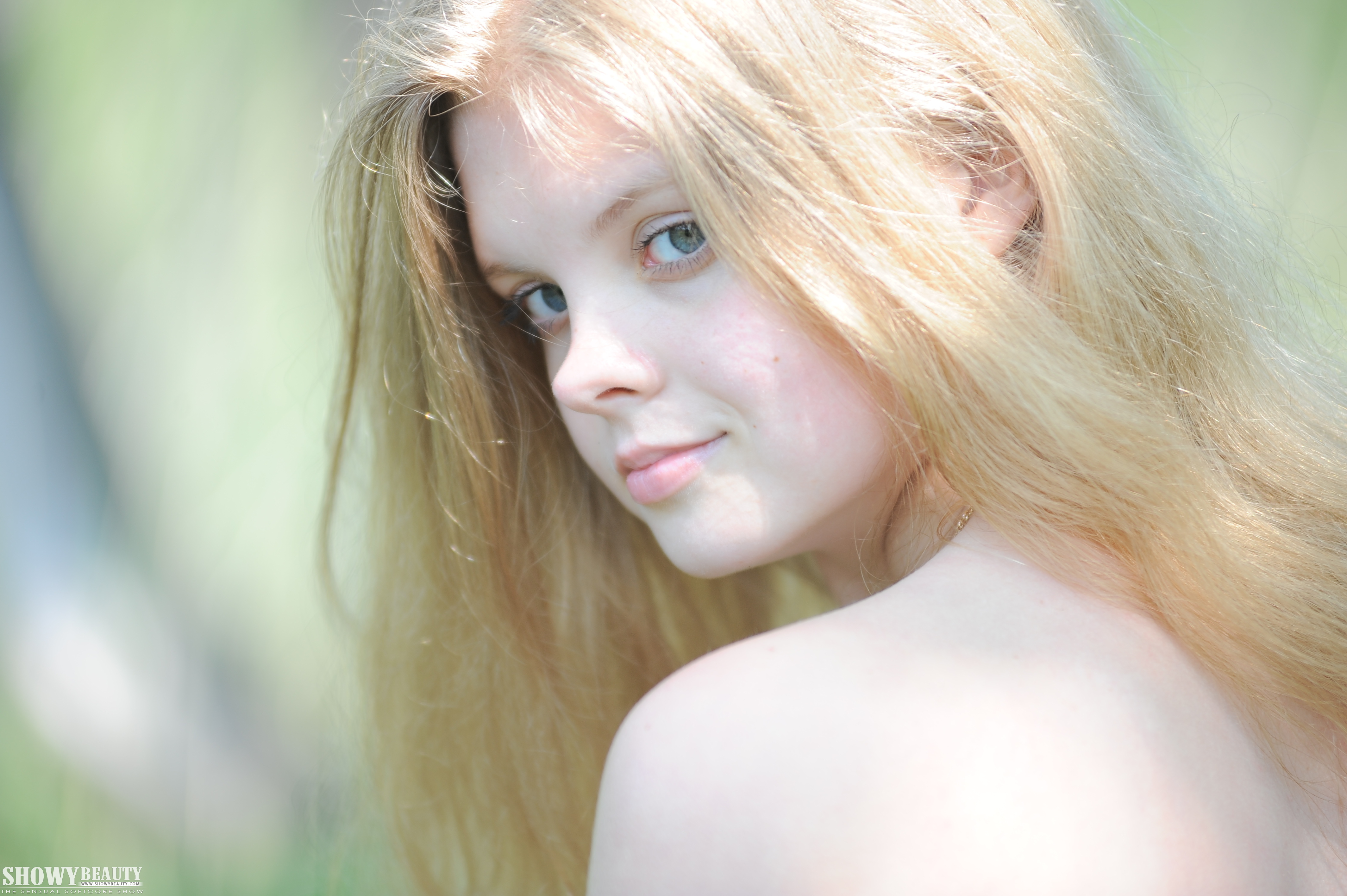 People 4256x2832 Kisa A Showy Beauty nude closeup blonde watermarked Russian Russian women