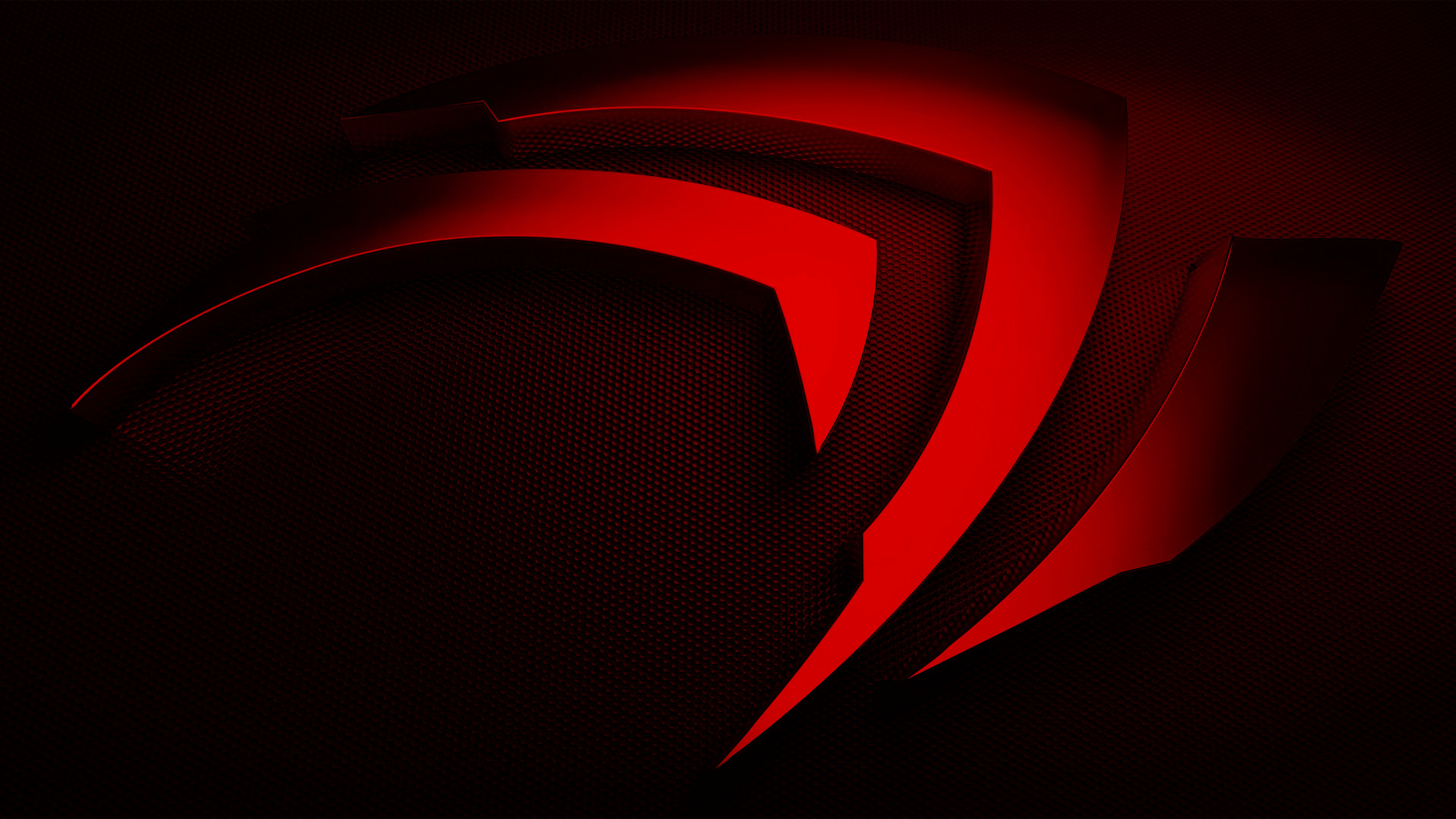 General 1920x1080 Nvidia red logo abstract 3D Abstract