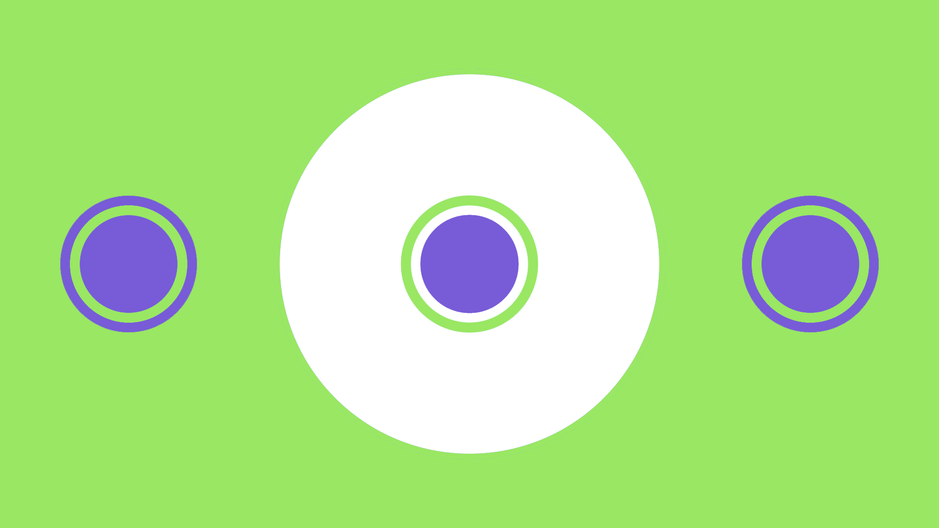 General 1920x1080 colorful Hypnosis green background minimalism simple background